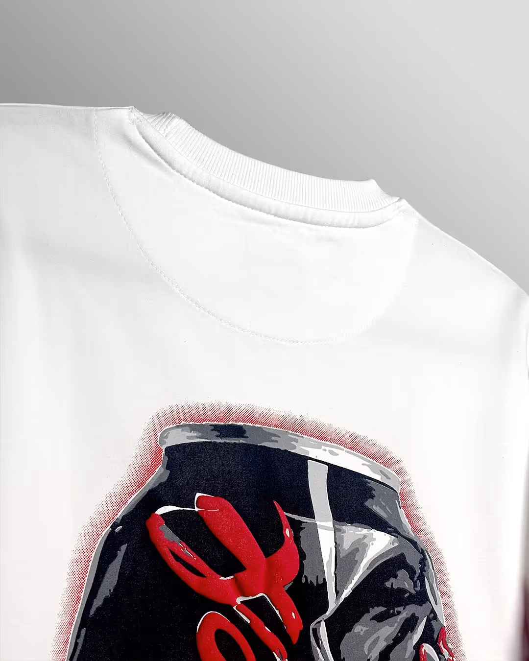 Flex Soda Boxy-Fit White T-Shirt image 10