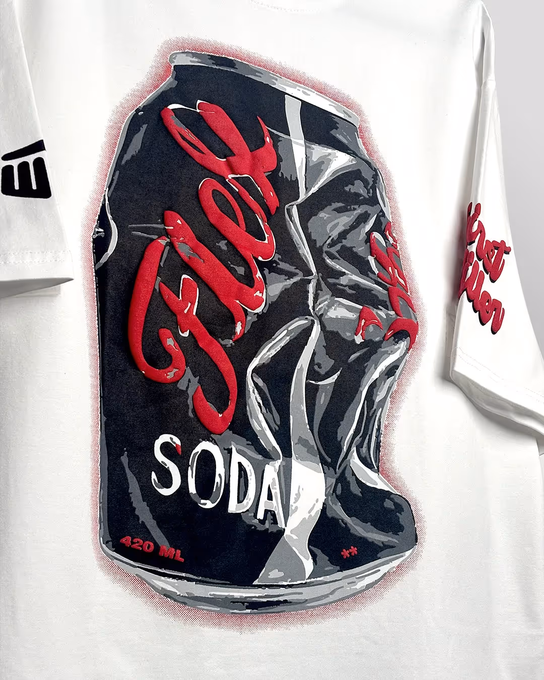 Flex Soda Boxy-Fit White T-Shirt image 7