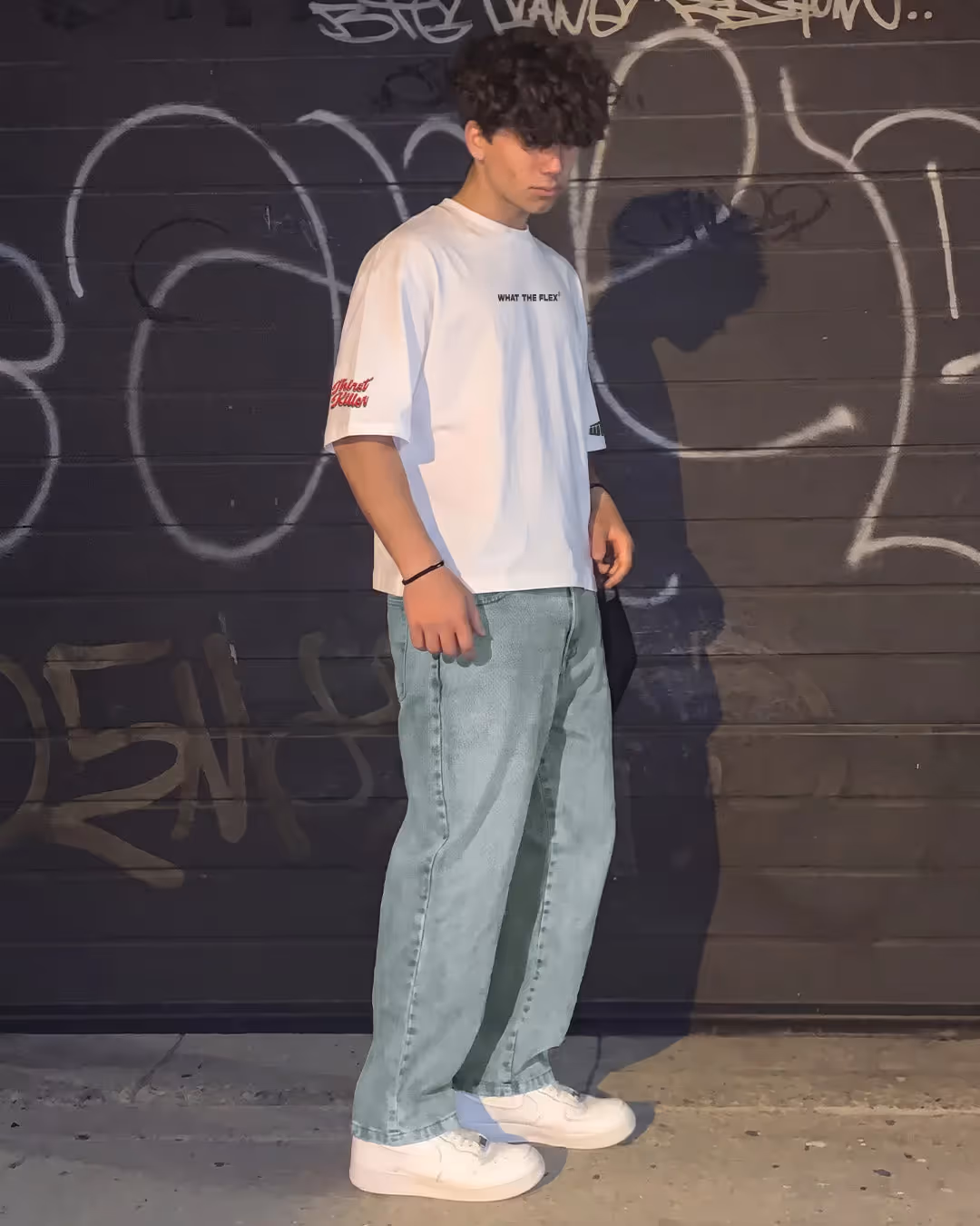 Flex Soda Boxy-Fit White T-Shirt image 8