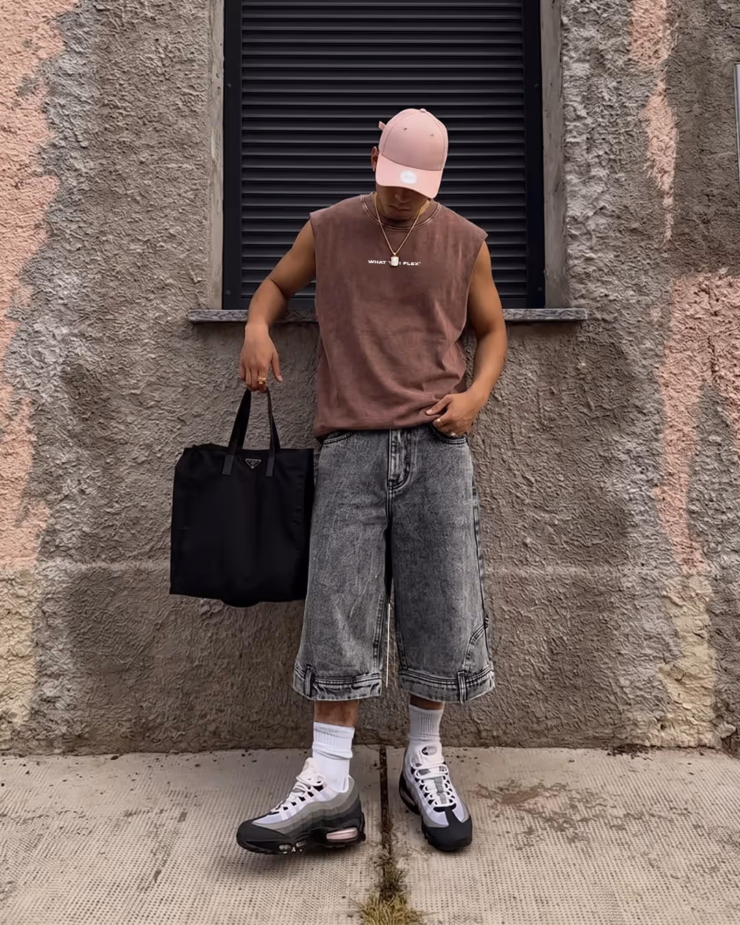 Flipped Grey Denim Jorts  image 4