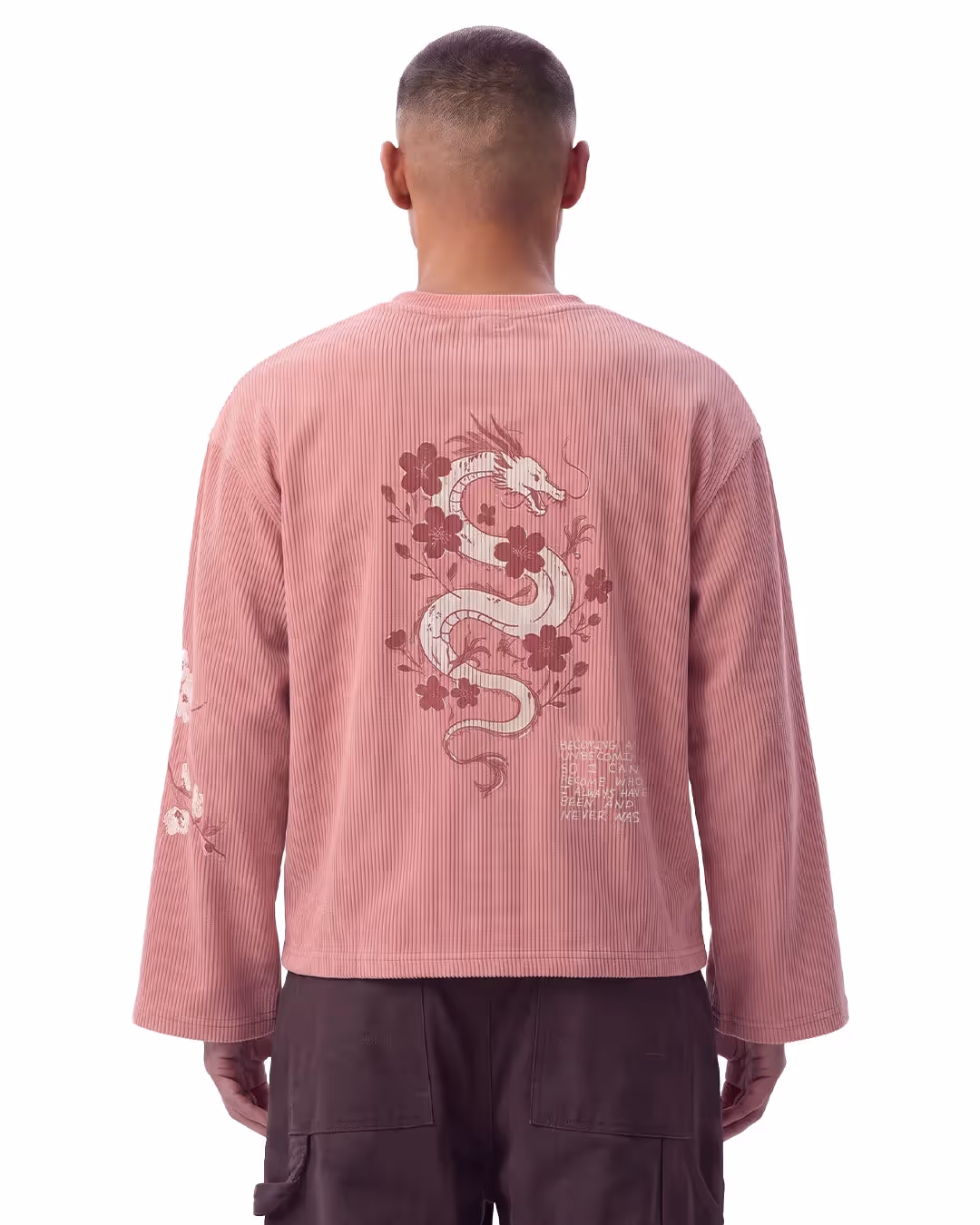 Floral Myth Full Sleeves Ribbed T-Shirt image 2