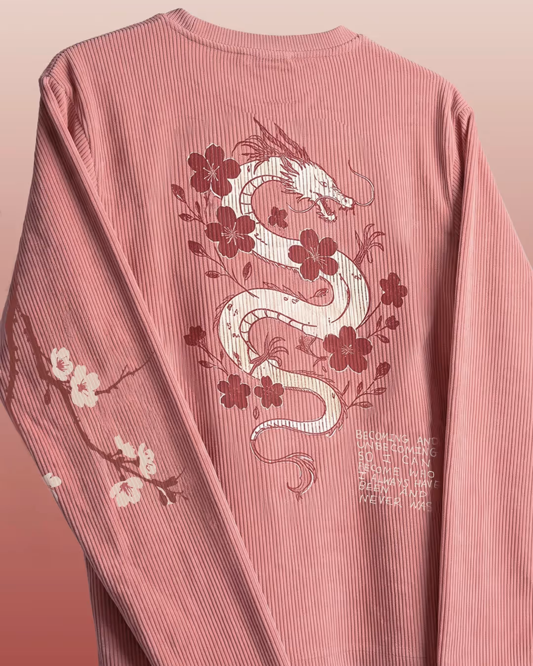 Floral Myth Full Sleeves Ribbed T-Shirt image 3