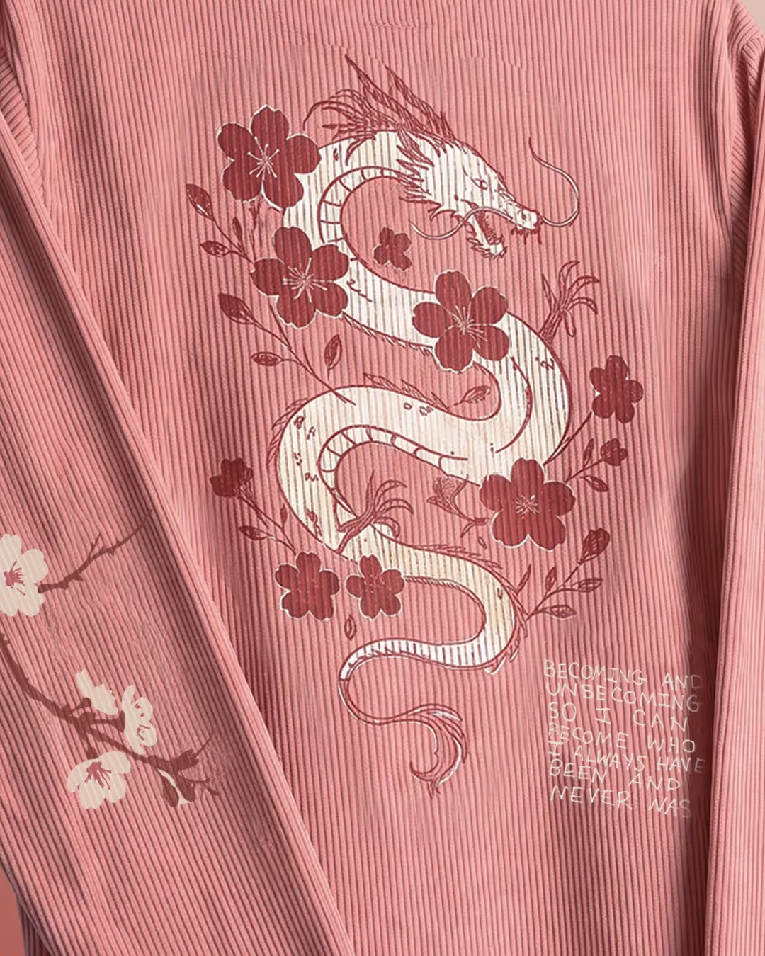 Floral Myth Full Sleeves Ribbed T-Shirt image 8