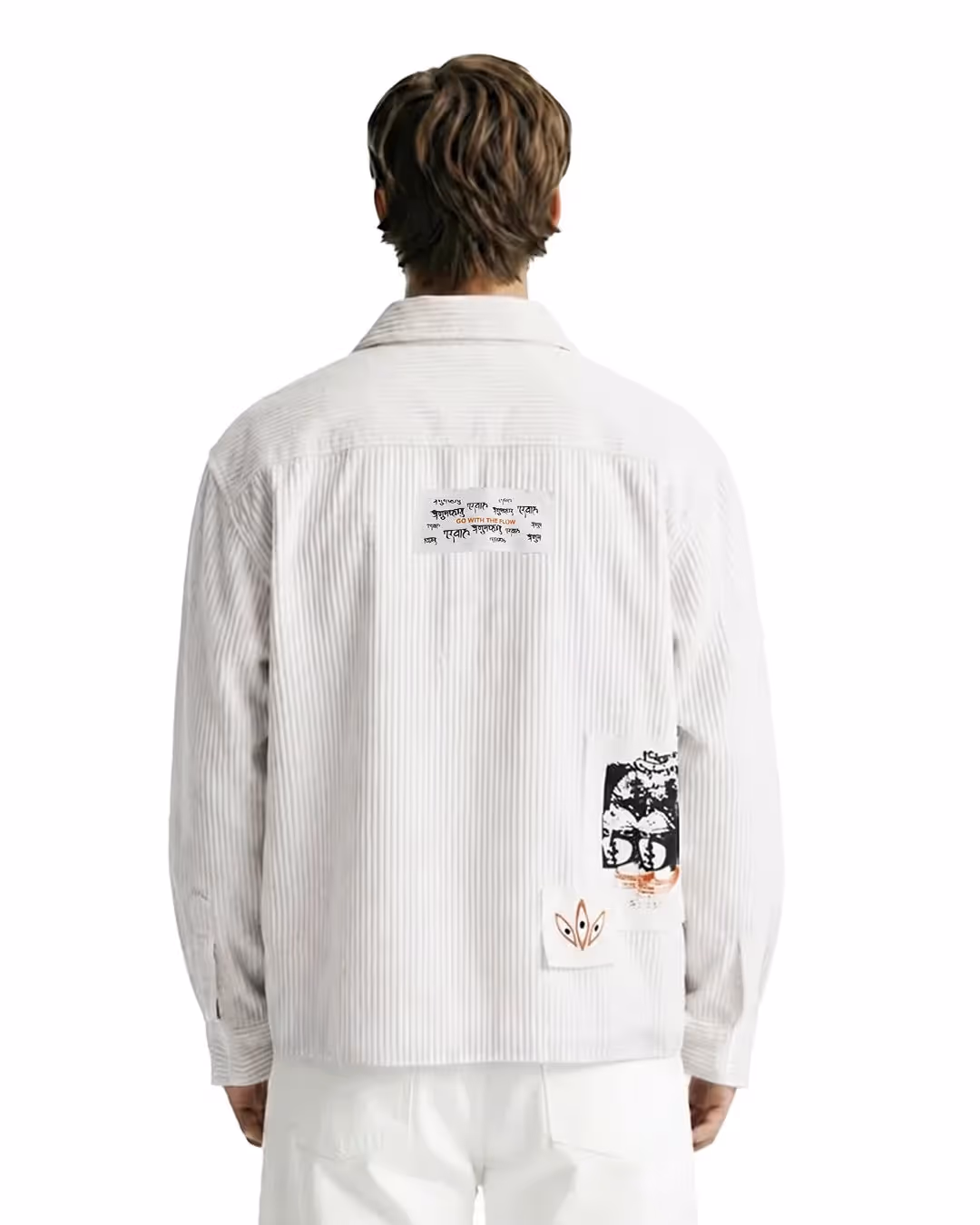 Flow State White Ribbed Shirt image 1
