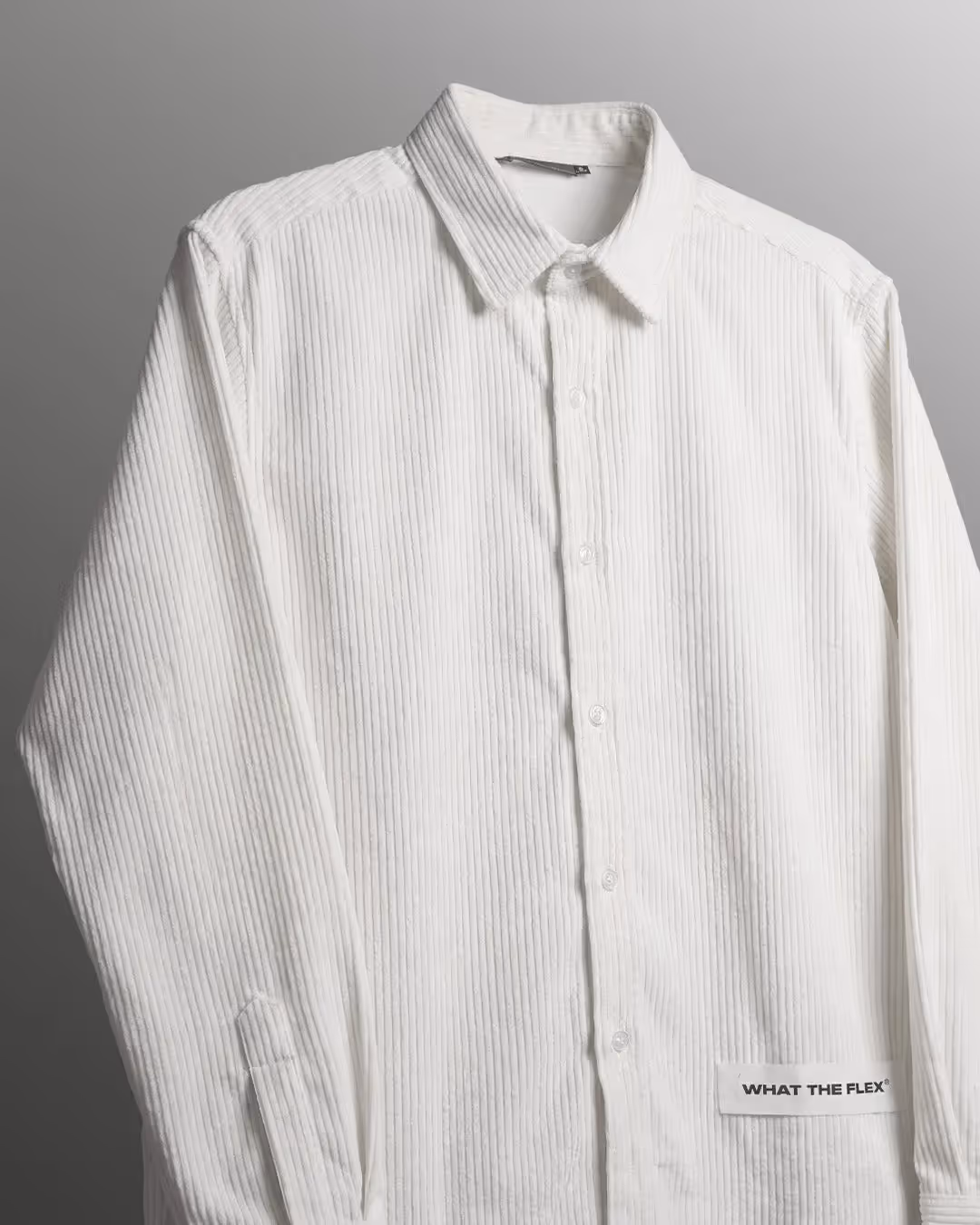 Flow State White Ribbed Shirt  image 3