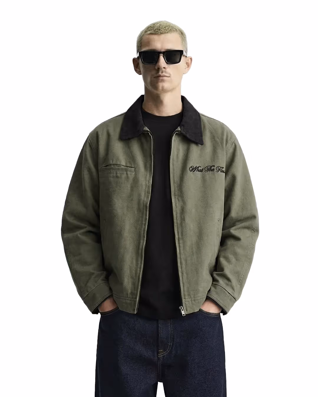 Forest Olive Denim Cord Jacket  image 3