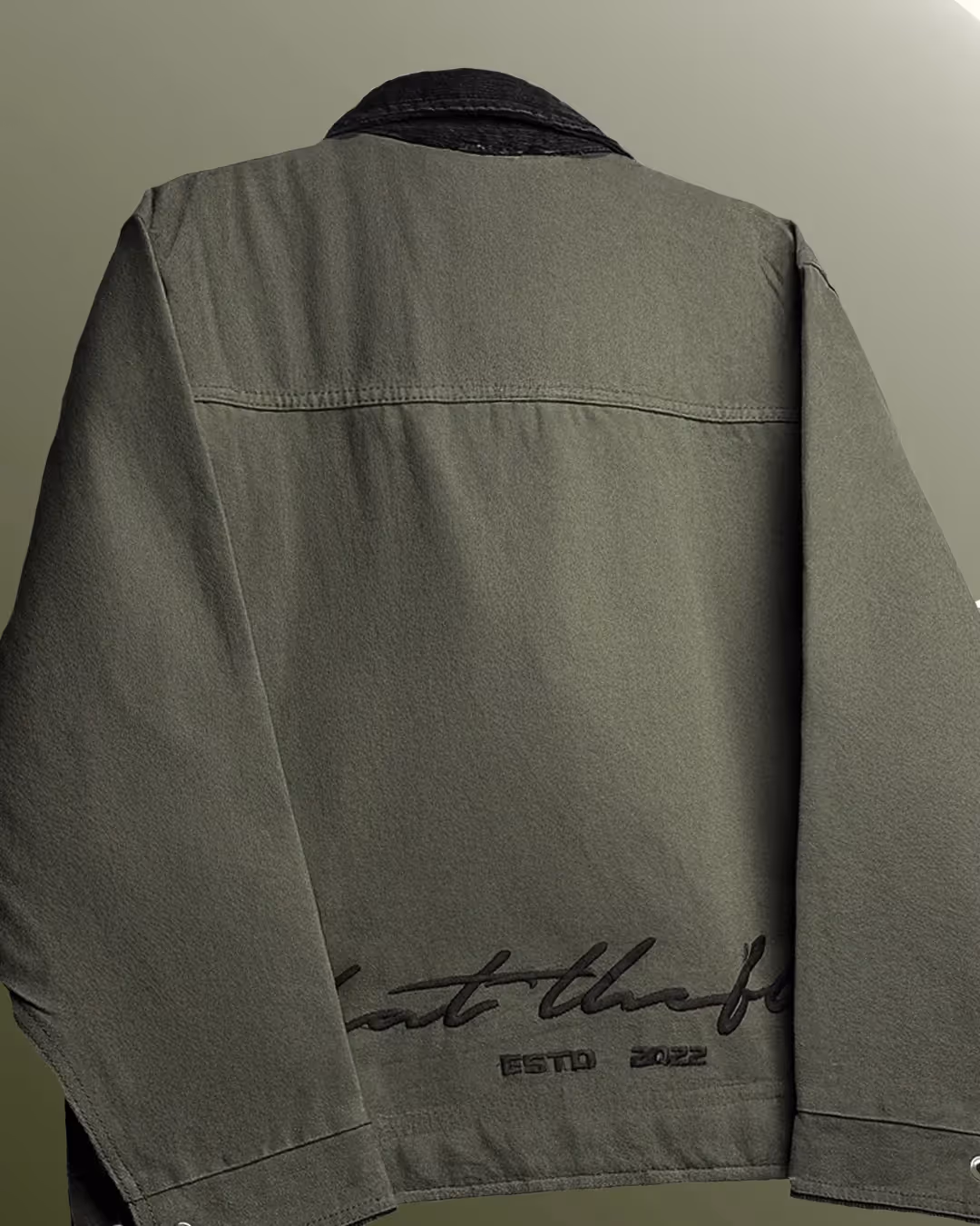 Forest Olive Denim Cord Jacket  image 6