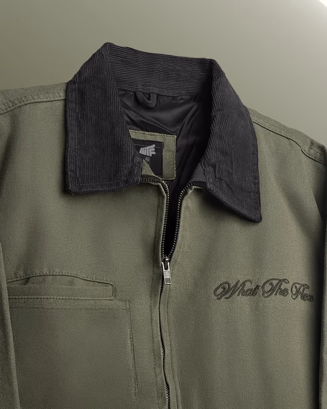 Forest Olive Denim Cord Jacket  image 7