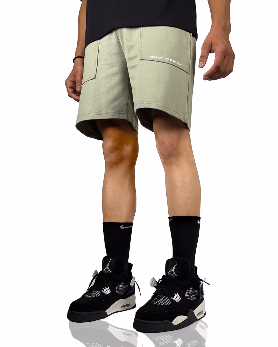 Frontcut Sage Cotton Shorts image 1
