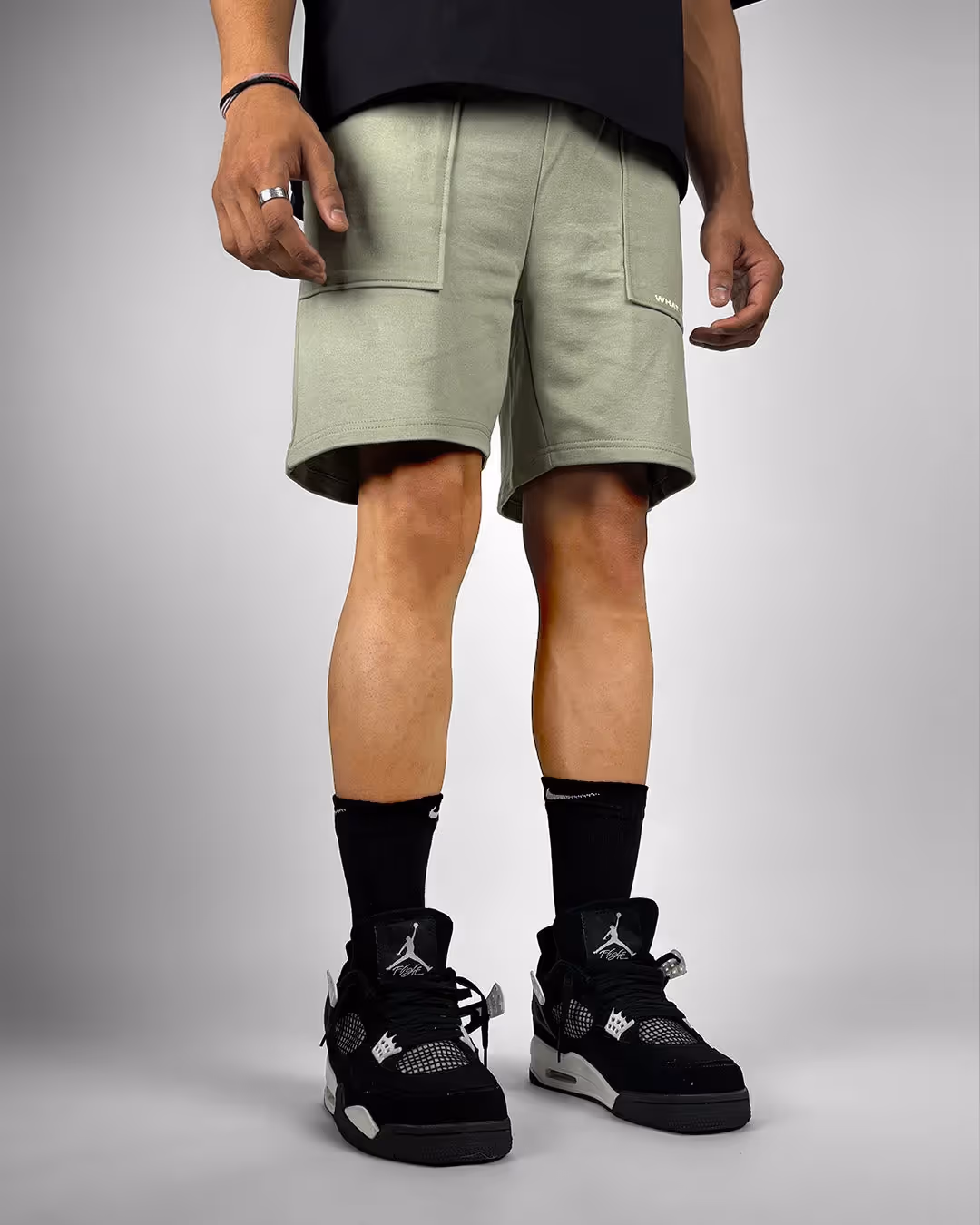 Frontcut Sage Cotton Shorts image 4