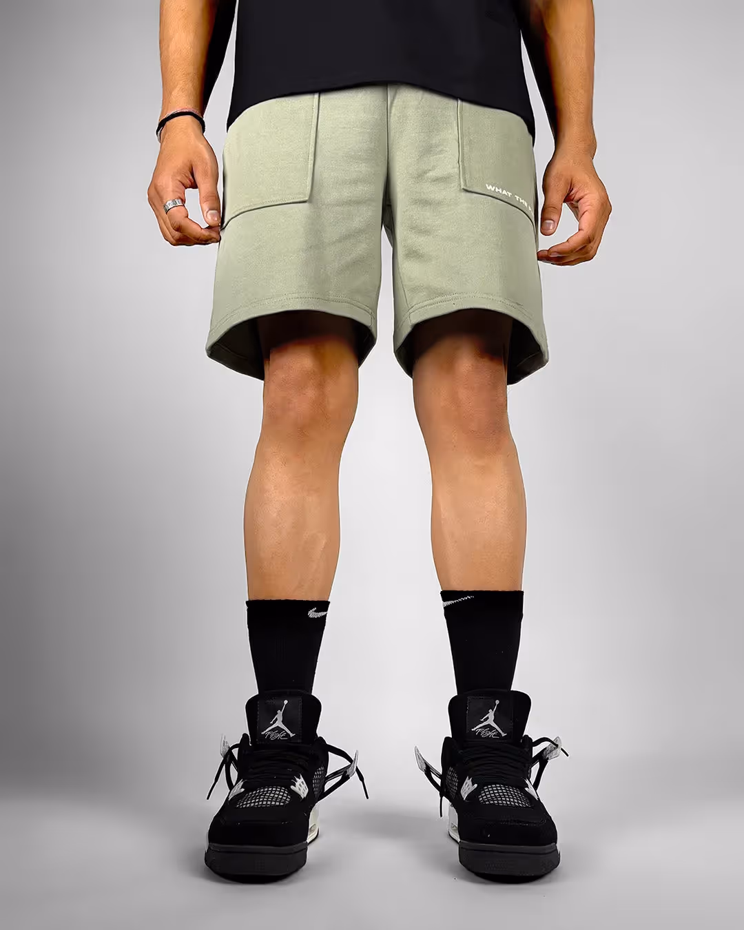 Frontcut Sage Cotton Shorts image 5