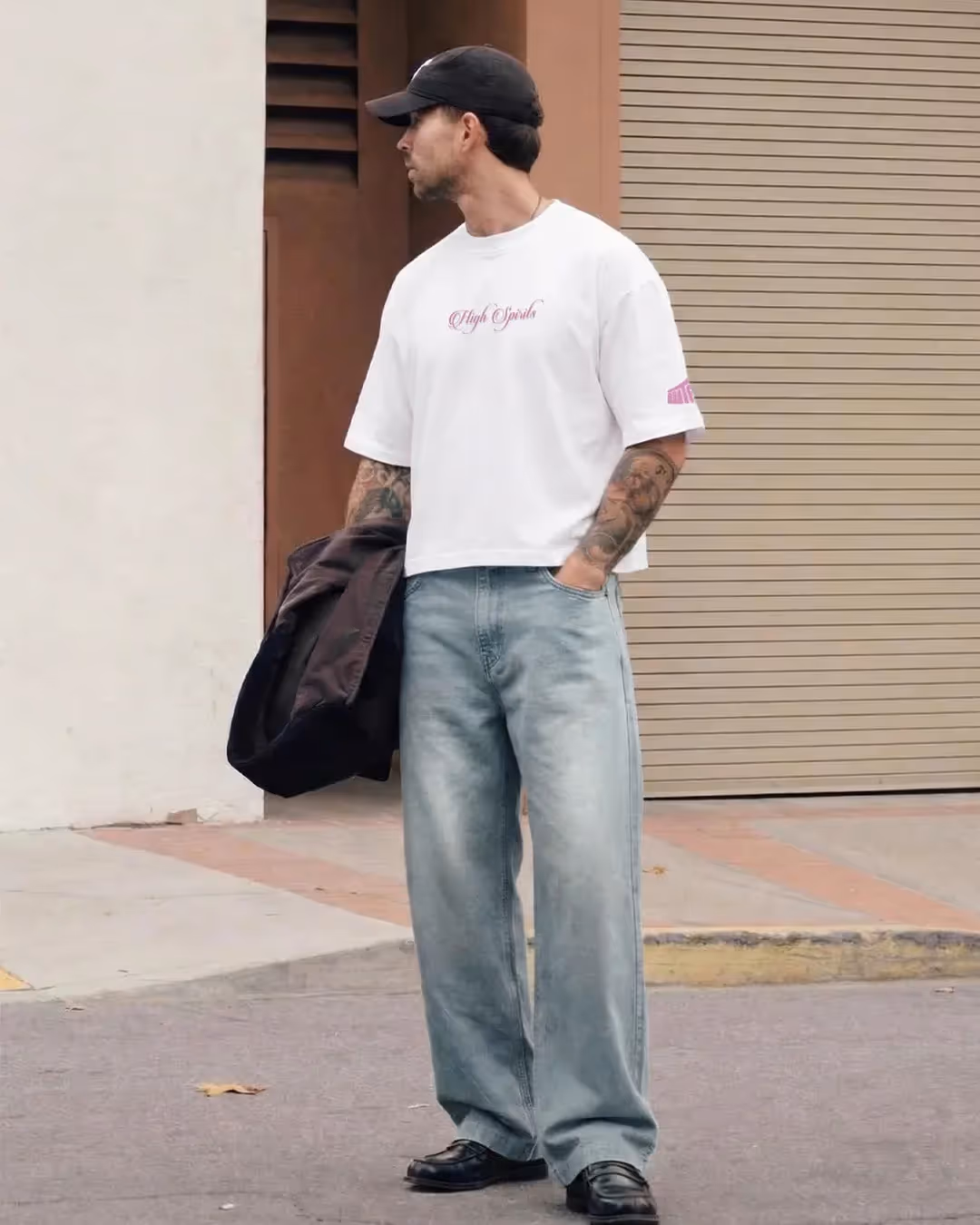 Frost Blue Baggy Jeans image 7