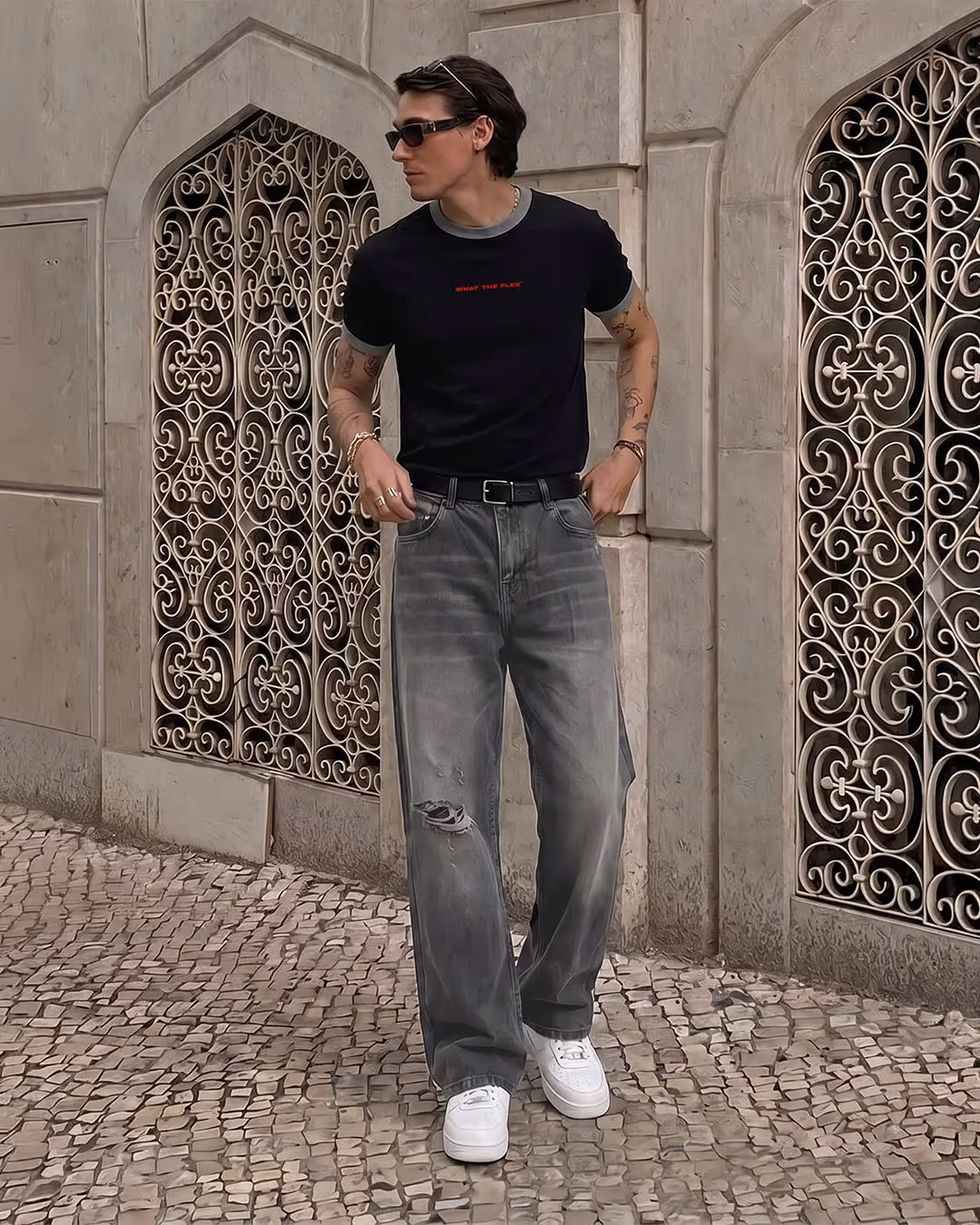 Ghost Grey Straight Cut Jeans  image 3
