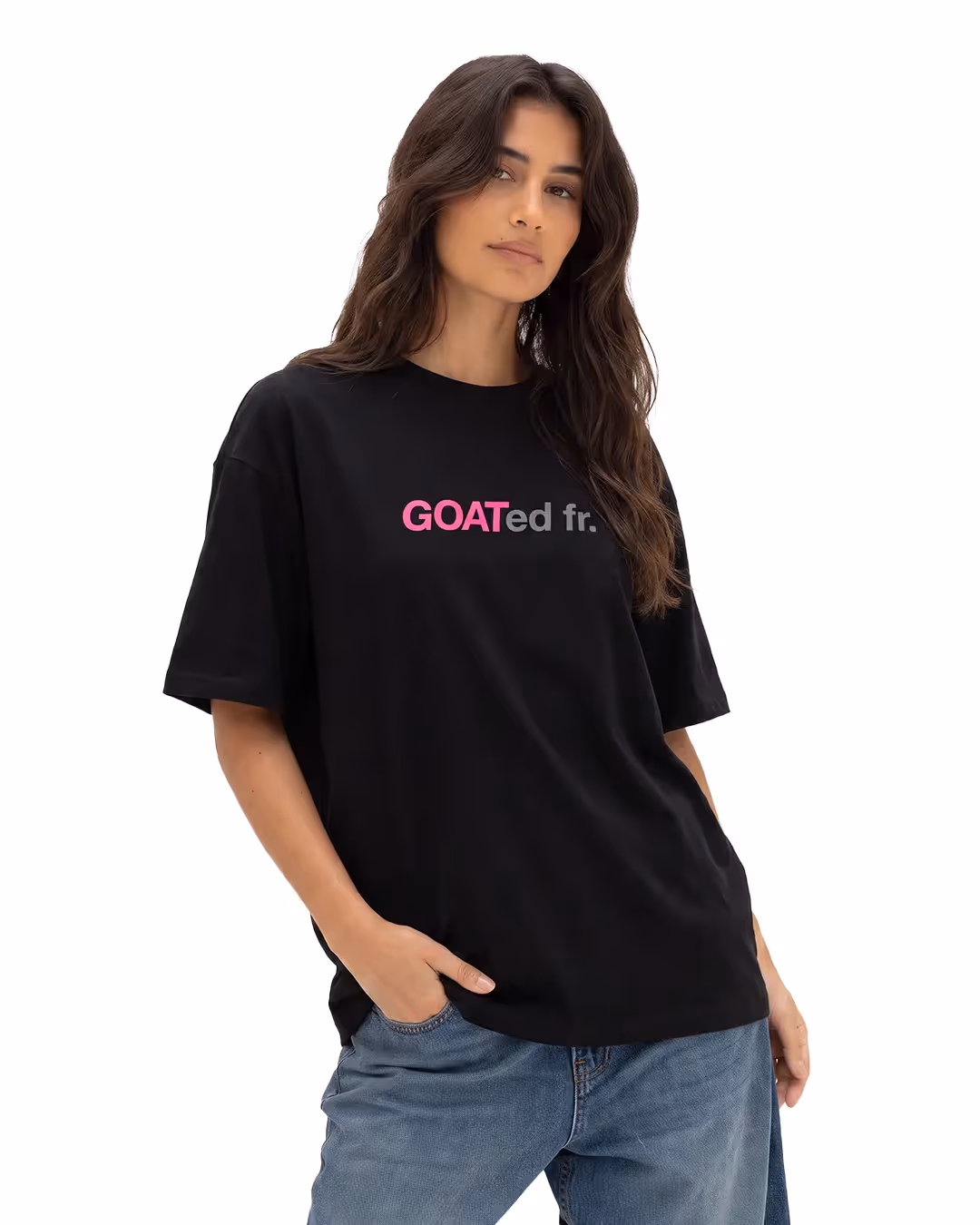 Goat Breakfast Black Heavyweight T-shirt image 1