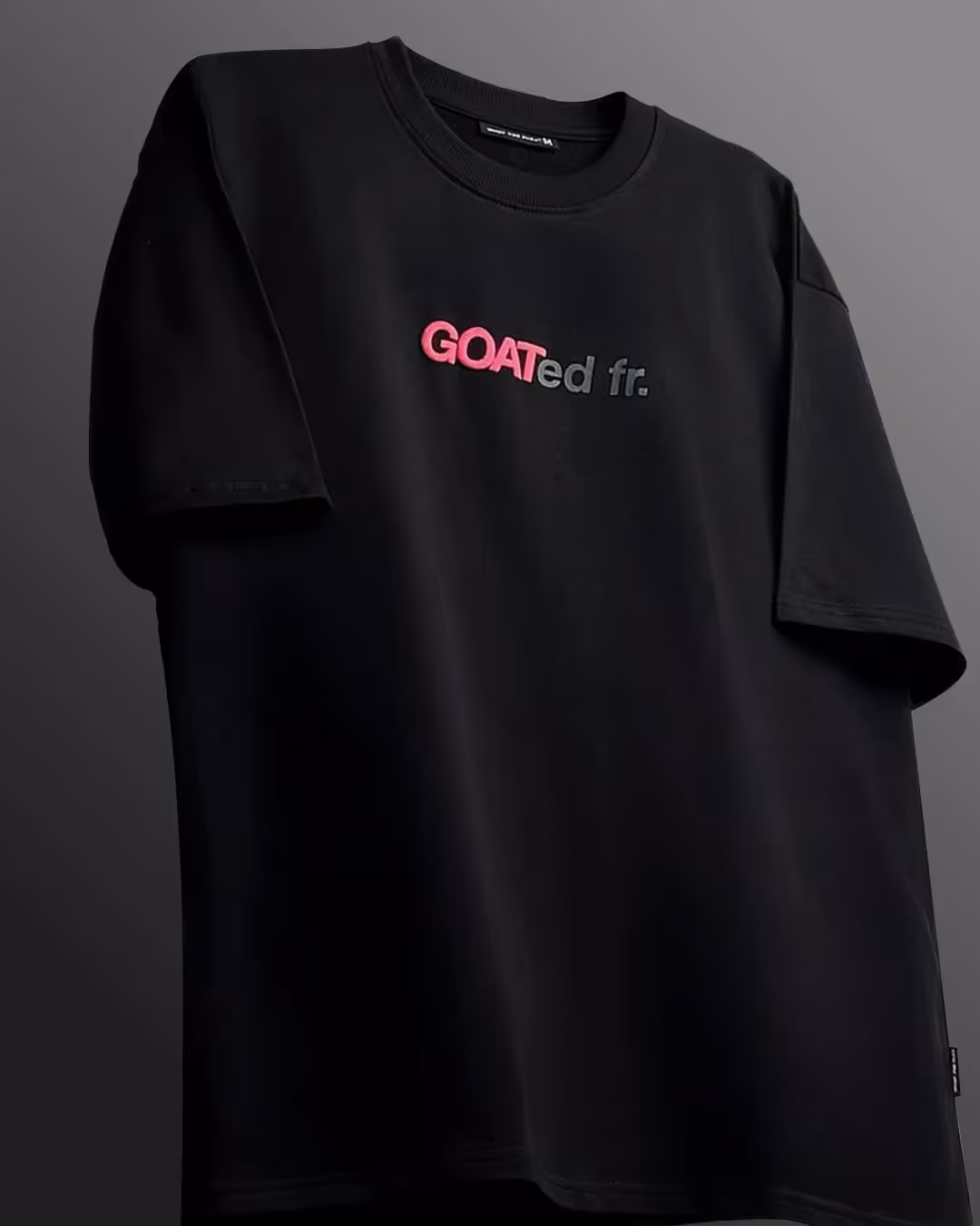 Goat Breakfast Black Heavyweight T-shirt image 3