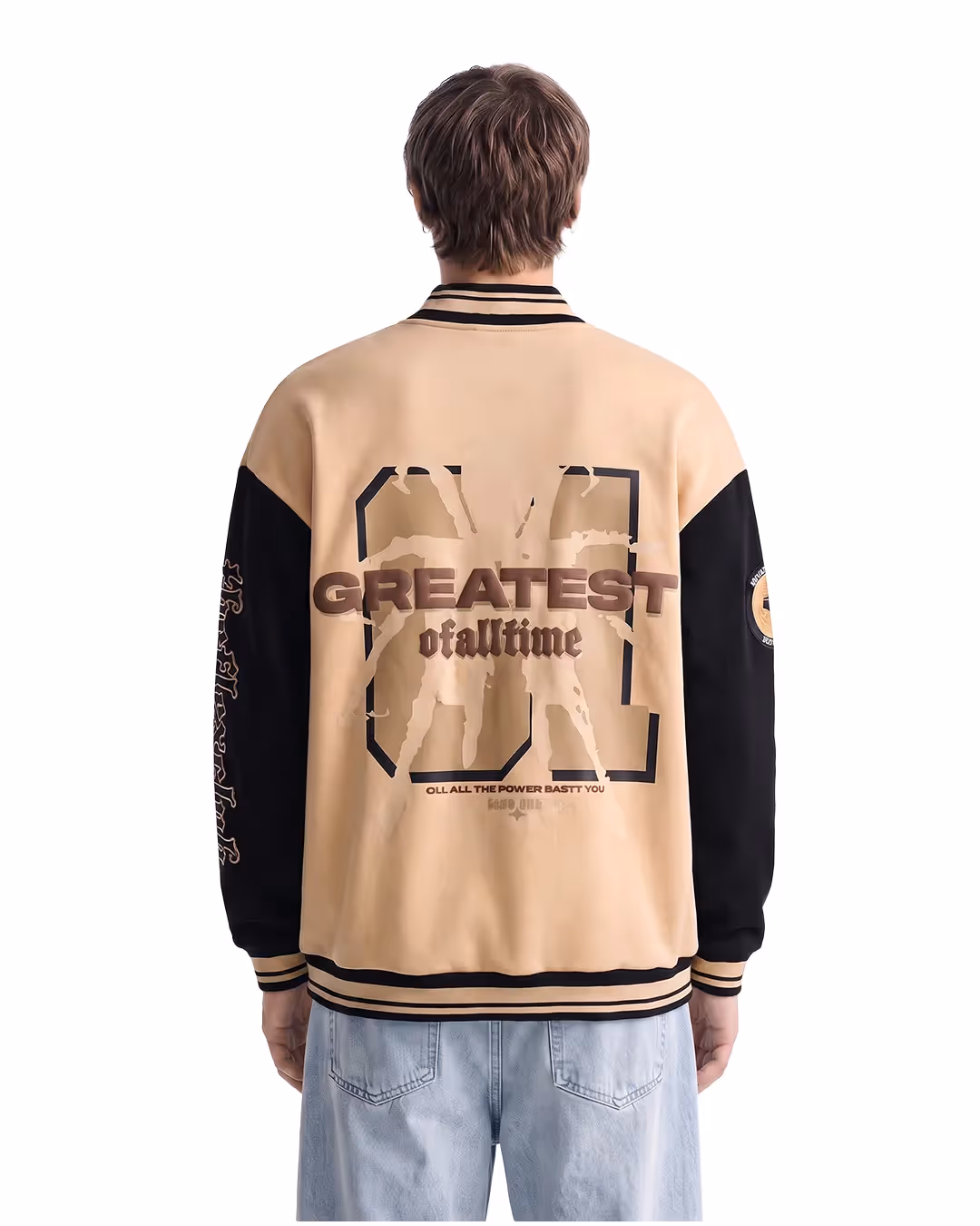 Goat Brown Varsity Jacket image 2