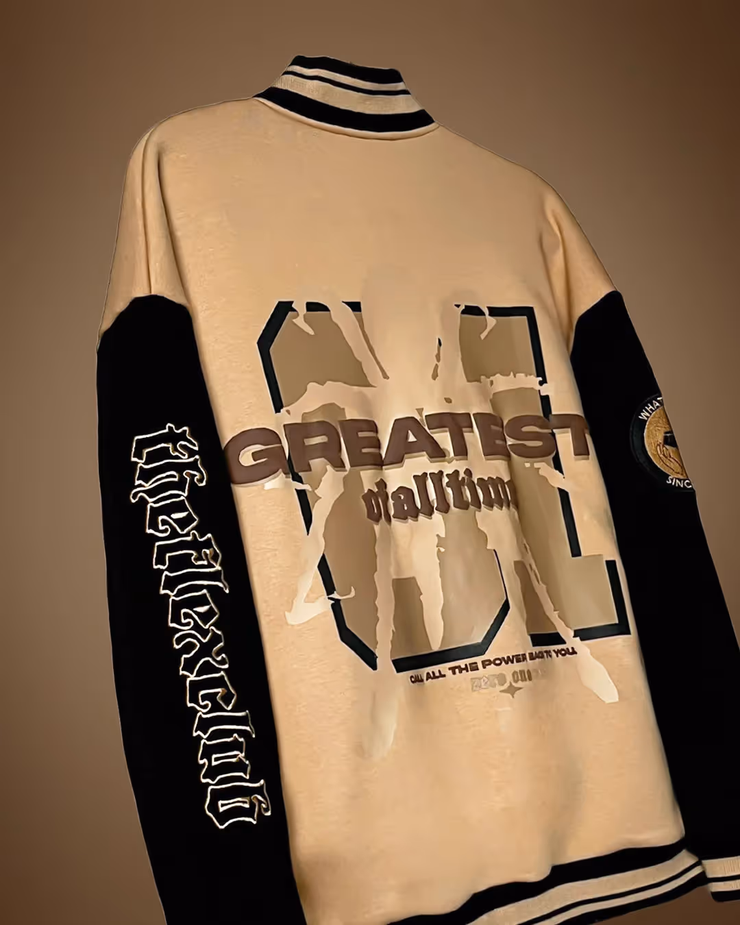 Goat Brown Varsity Jacket image 4