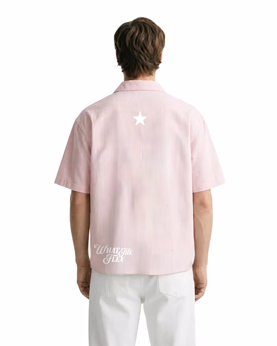 Greatest Pink Half Sleeve Striped Shirt image 2