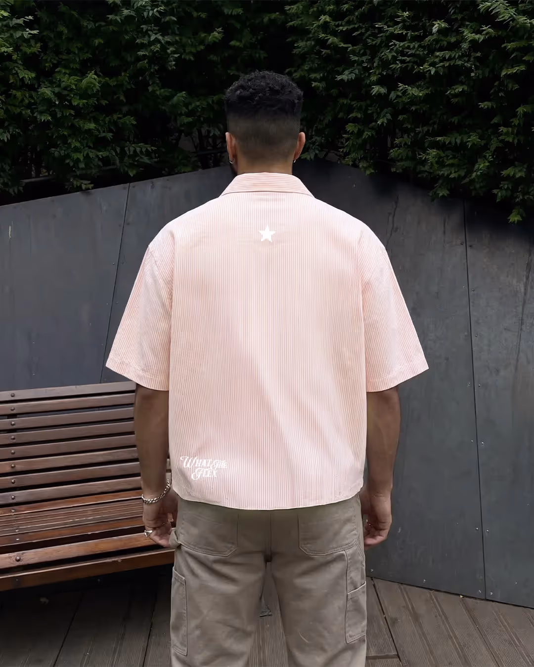 Greatest Pink Half Sleeve Striped Shirt image 7
