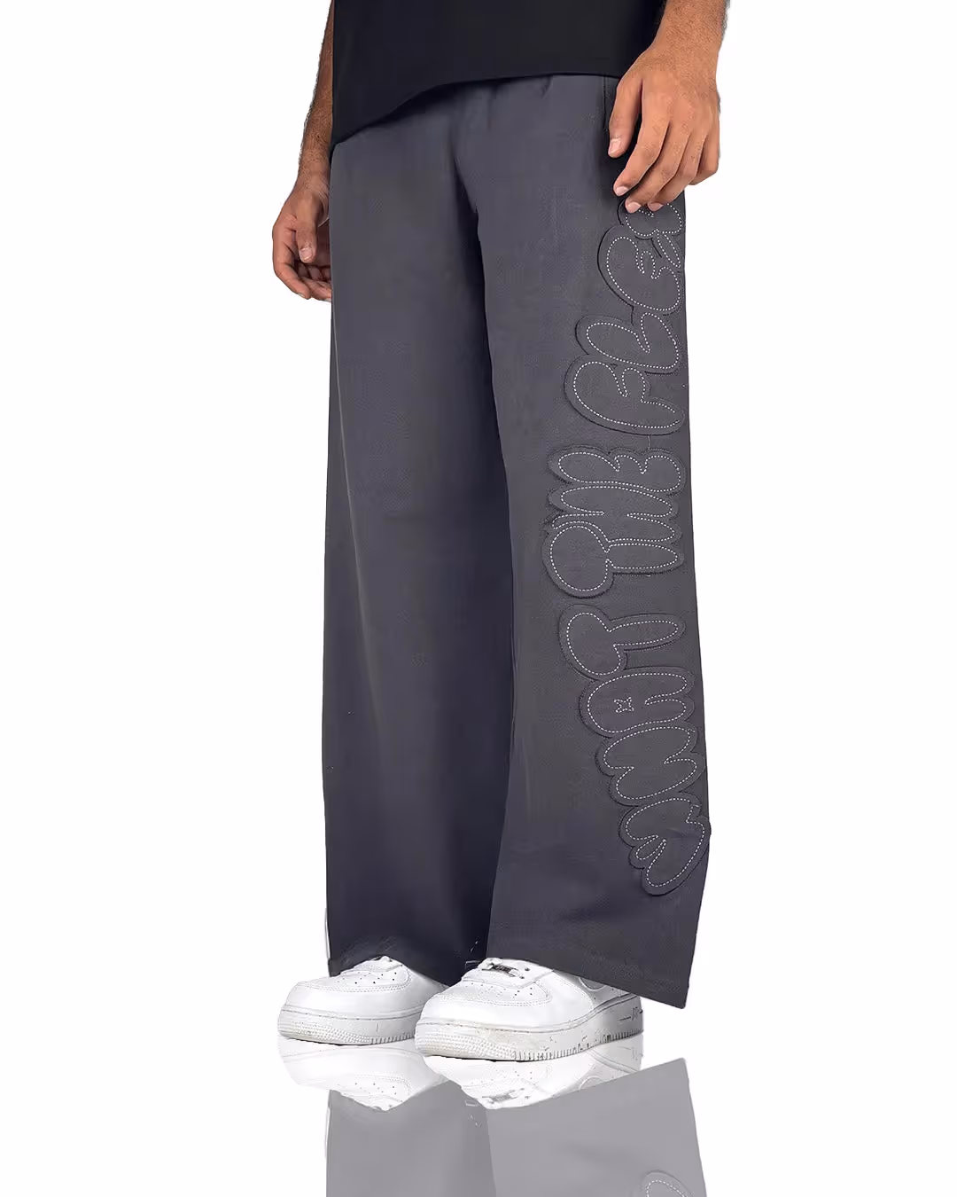 Grey Dropout Sweatpants image 1