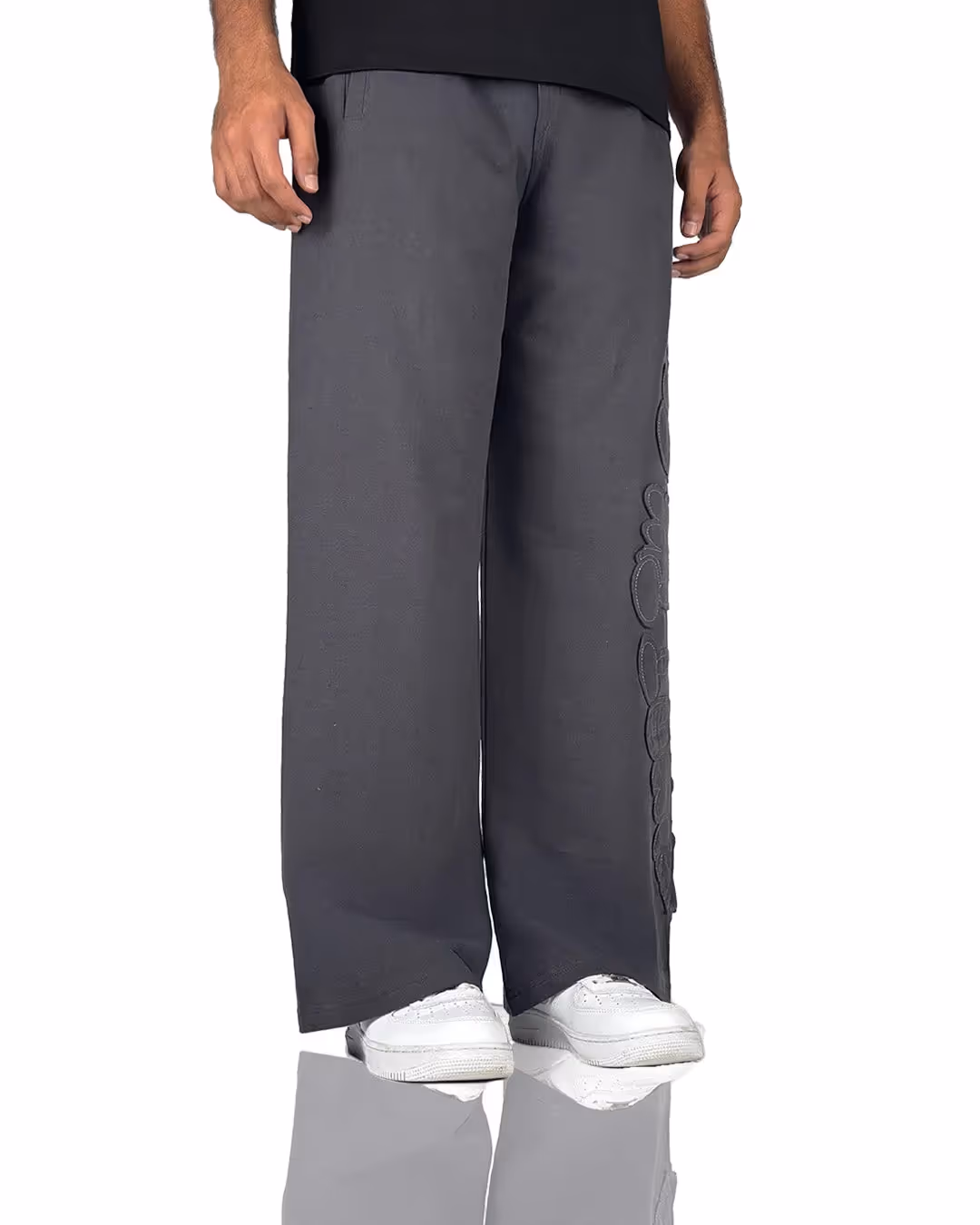 Grey Dropout Sweatpants  image 2