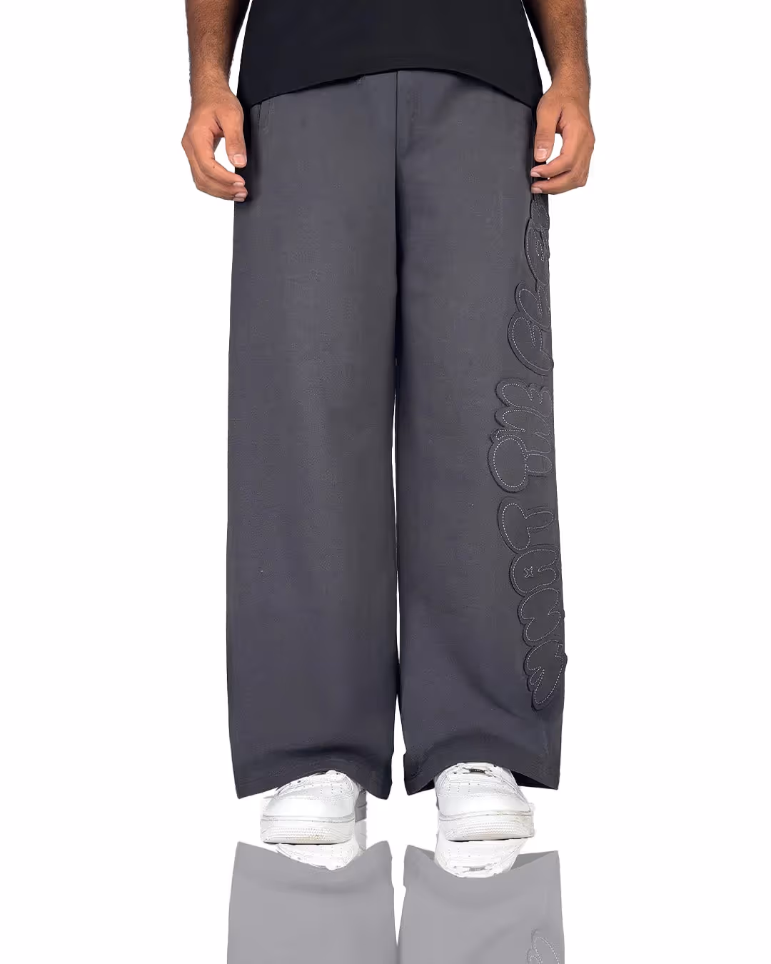 Grey Dropout Sweatpants  image 6