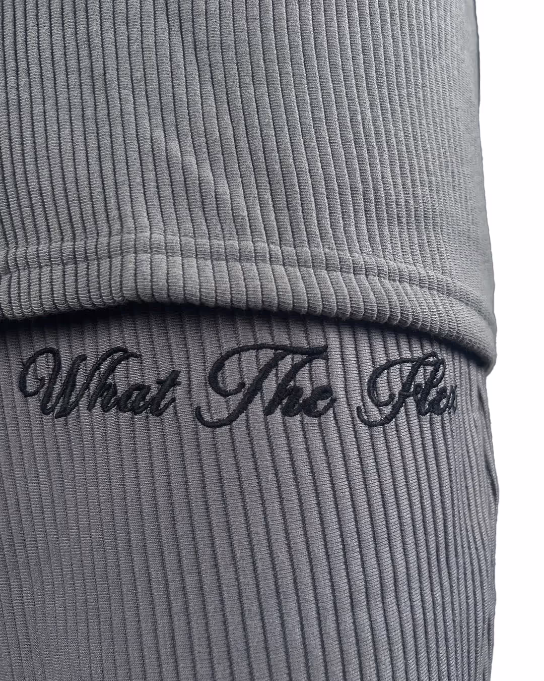 Grey Ribbed Pants image 6
