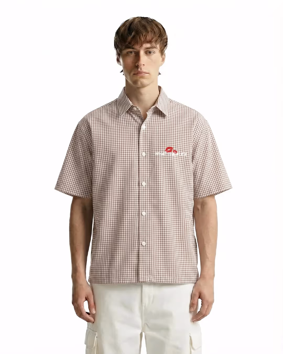 Home Half Sleeves Checks Shirt  image 2