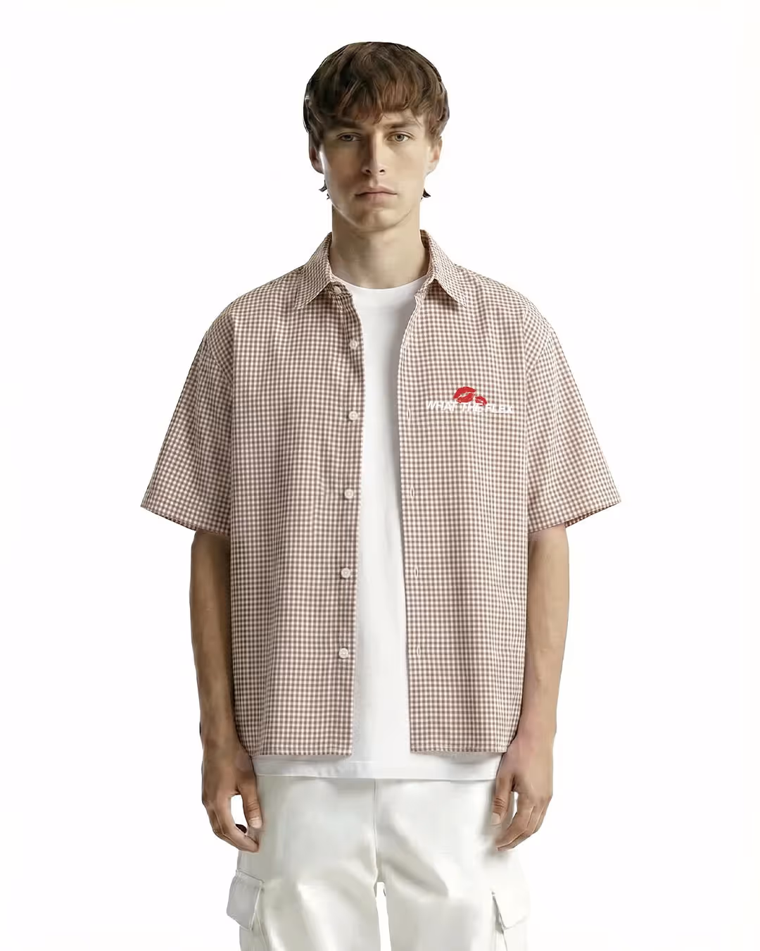 Home Half Sleeves Checks Shirt  image 3