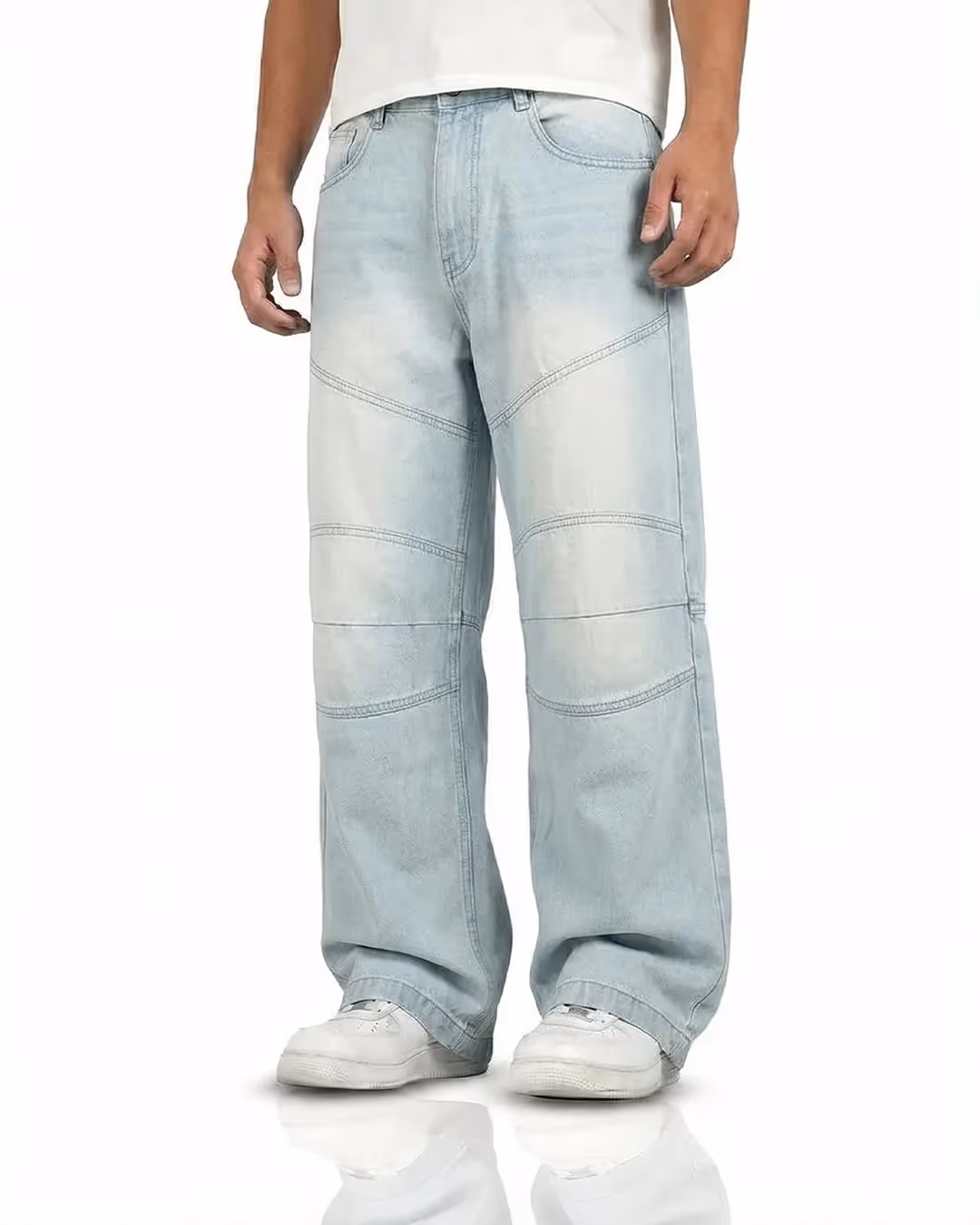 Horizon Blue Baggy Jeans image 1