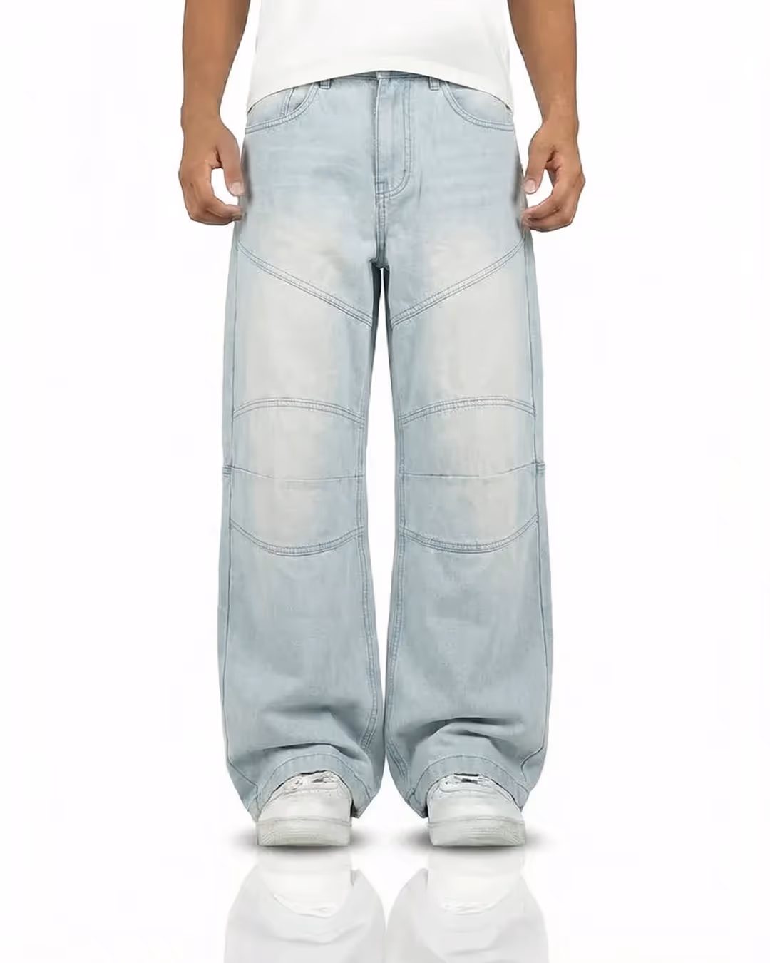 Horizon Blue Baggy Jeans image 2