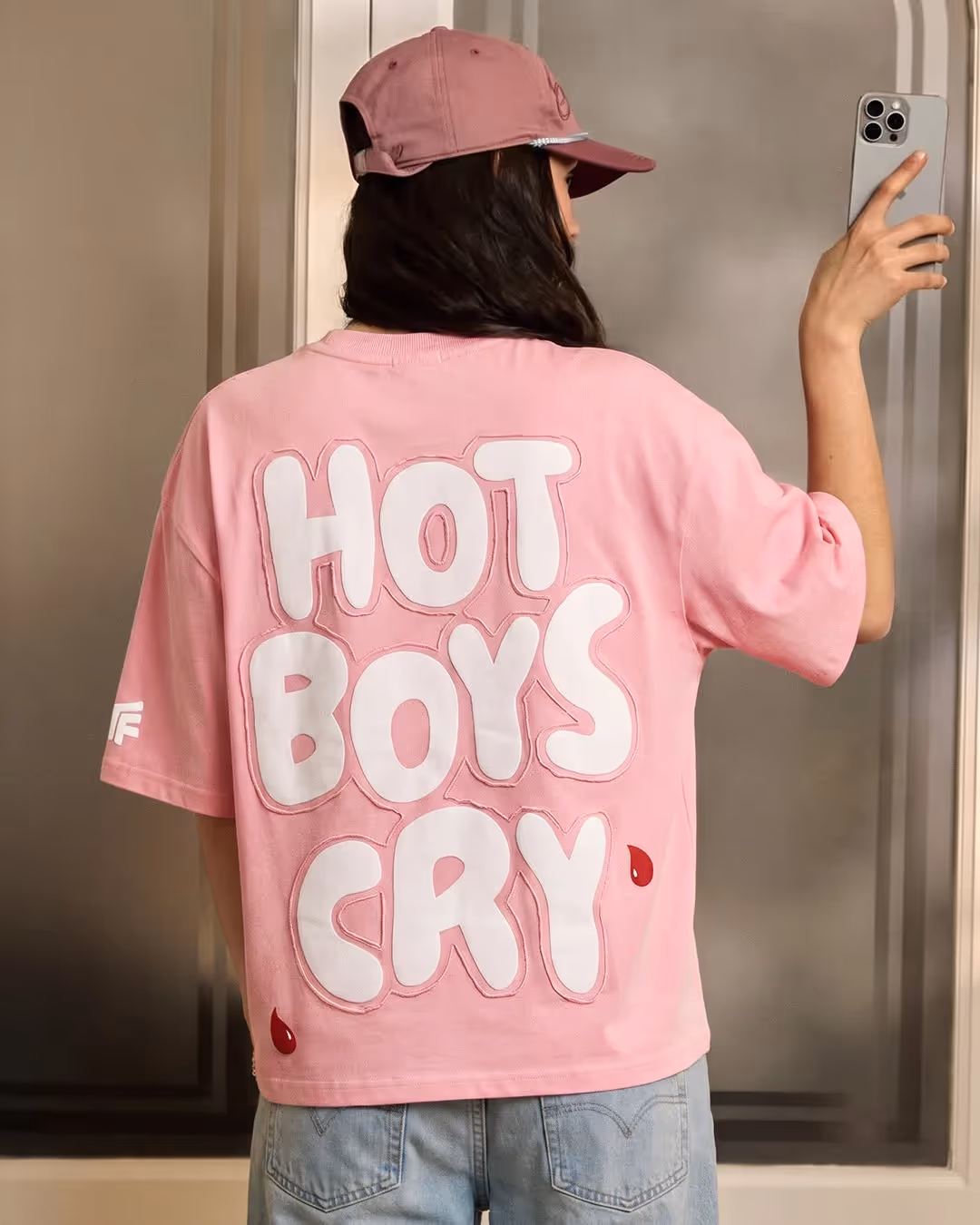 Hot Boys Cry Boxy-Fit T-Shirt image 4