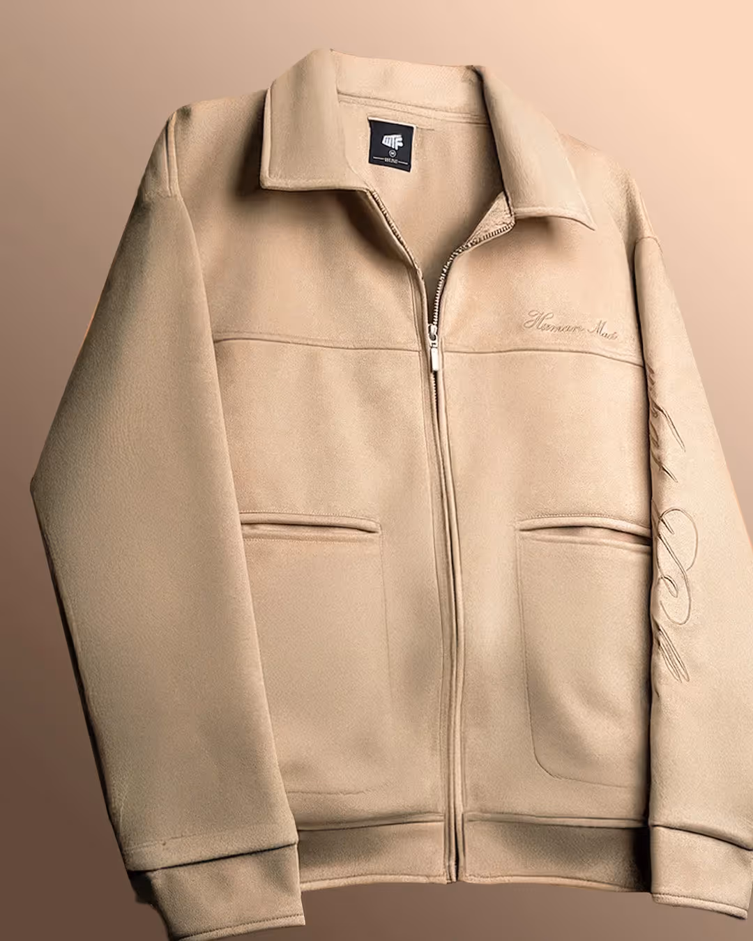 Human Made Cream Suede Jacket image 4