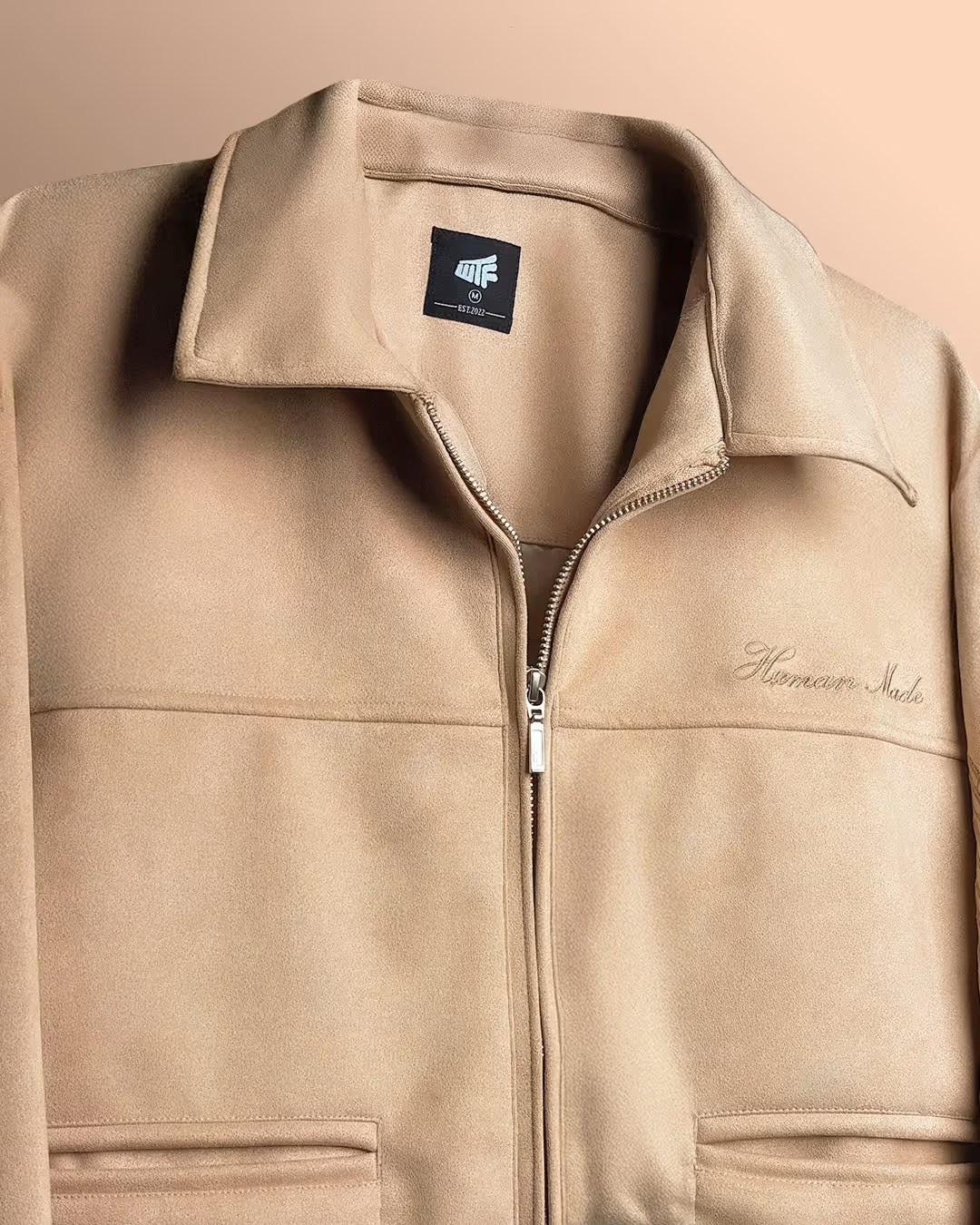 Human Made Cream Suede Jacket image 5