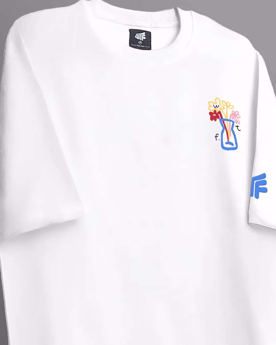 I Try White Boxy-Fit T-Shirt image 8