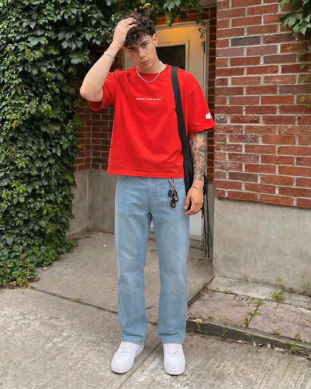 Ice Blue Straight Cut Jeans image 3