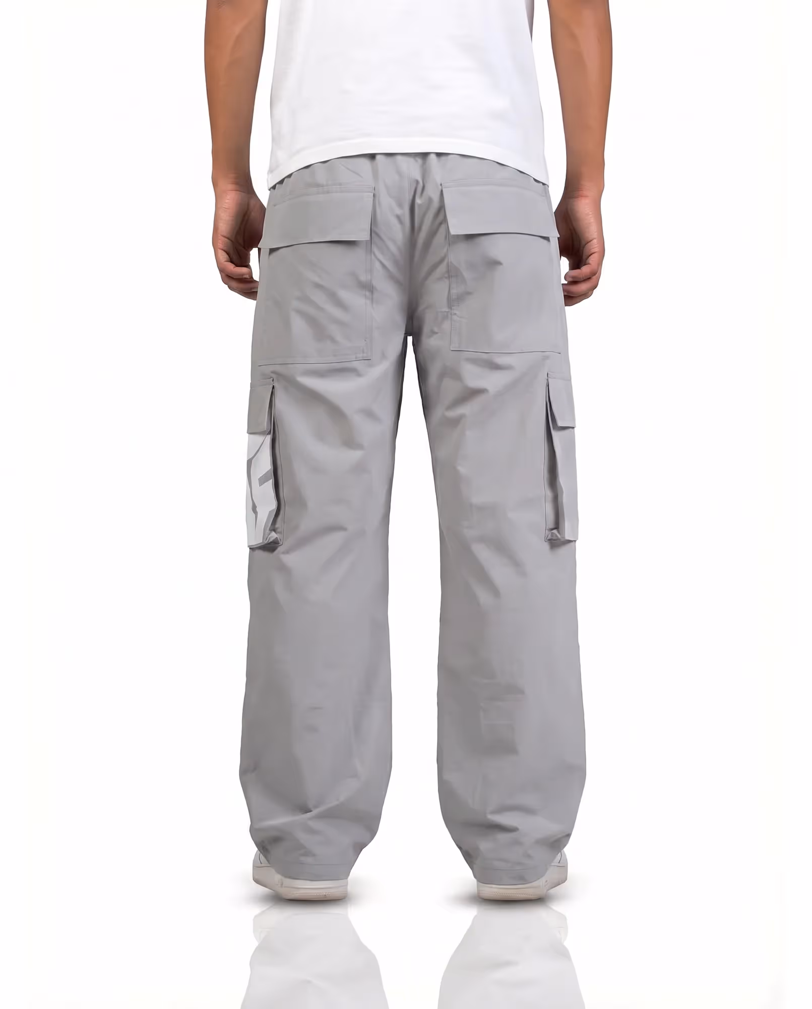 Ice Grey Parachute Pants  image 2