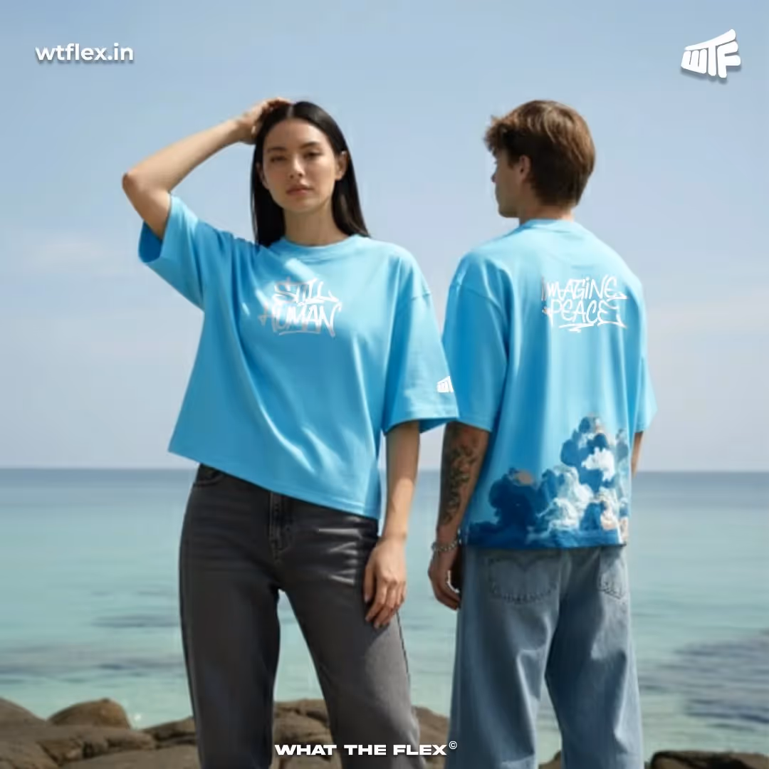 Imagine Peace Boxy-Fit T-shirt image 5