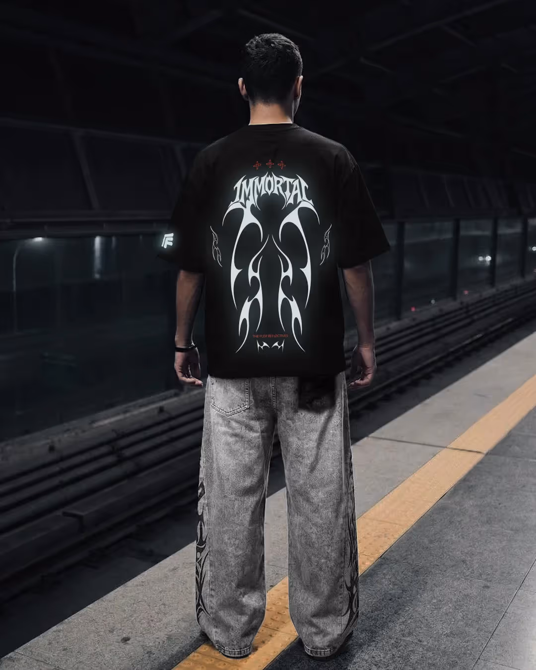 Immortal Reflective Heavyweight T-shirt image 5