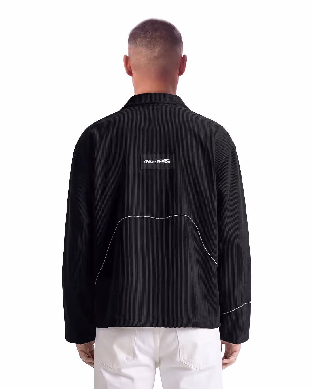 Infinite Black Ribbed Shirt image 2