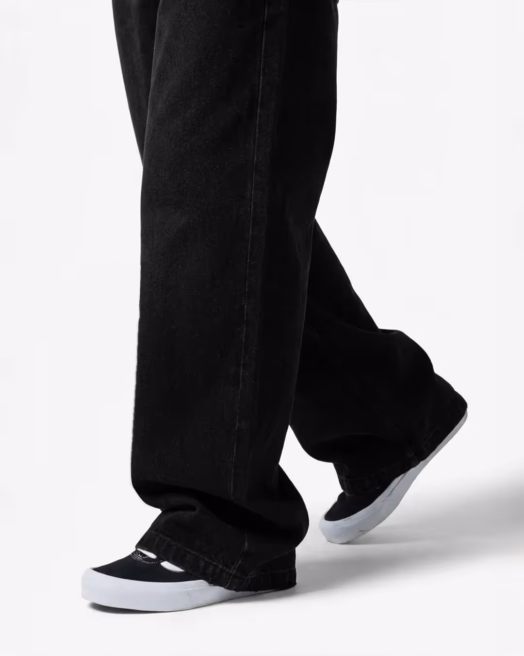 Inked Black Baggy Jeans image 6