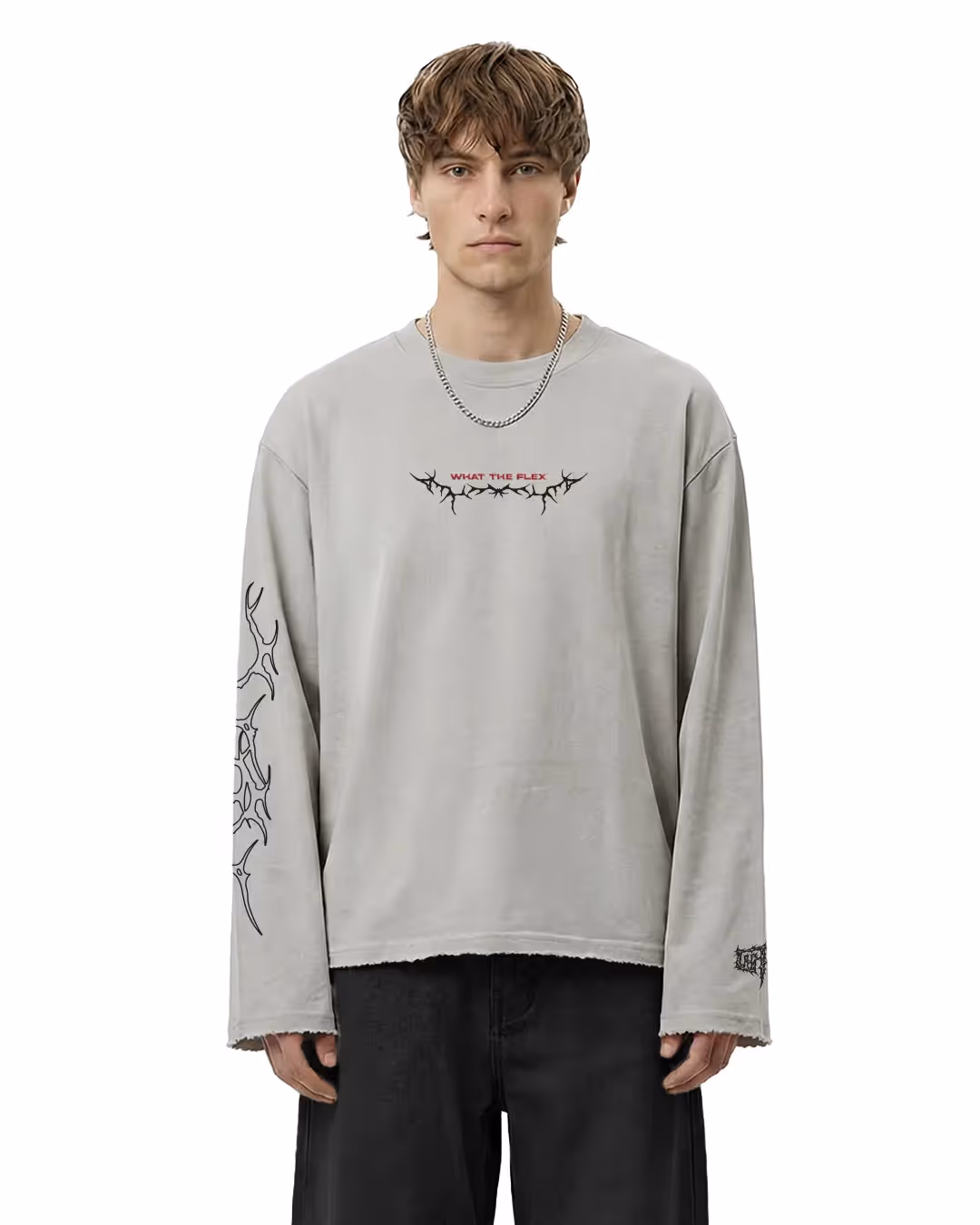 Inner Peace Full Sleeves Boxy-Fit T-shirt  image 2