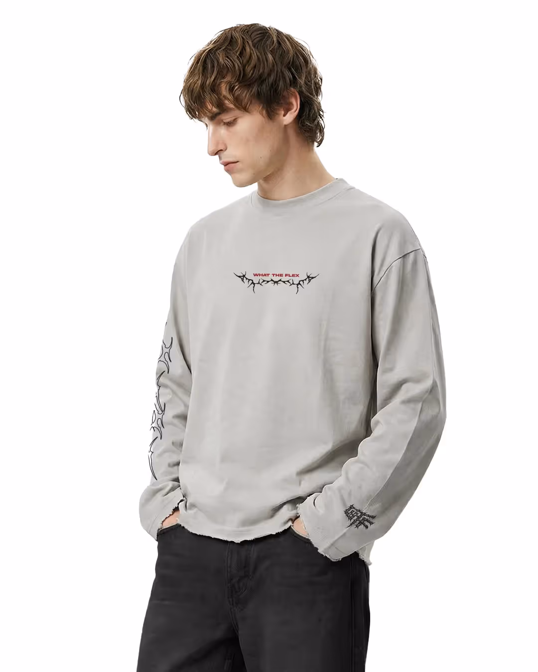 Inner Peace Full Sleeves Boxy-Fit T-shirt  image 3