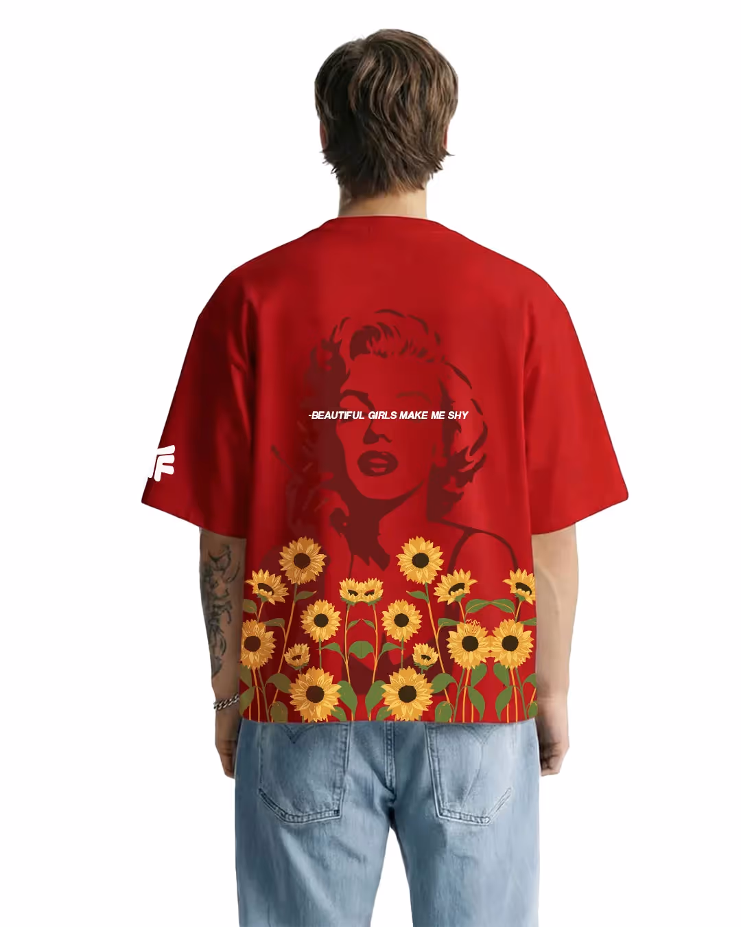 Just A Shy Guy Boxy-Fit T-Shirt image 1