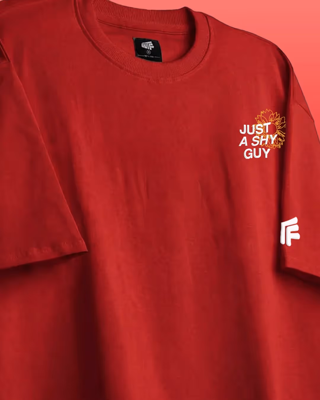 Just A Shy Guy Boxy-Fit T-Shirt image 5