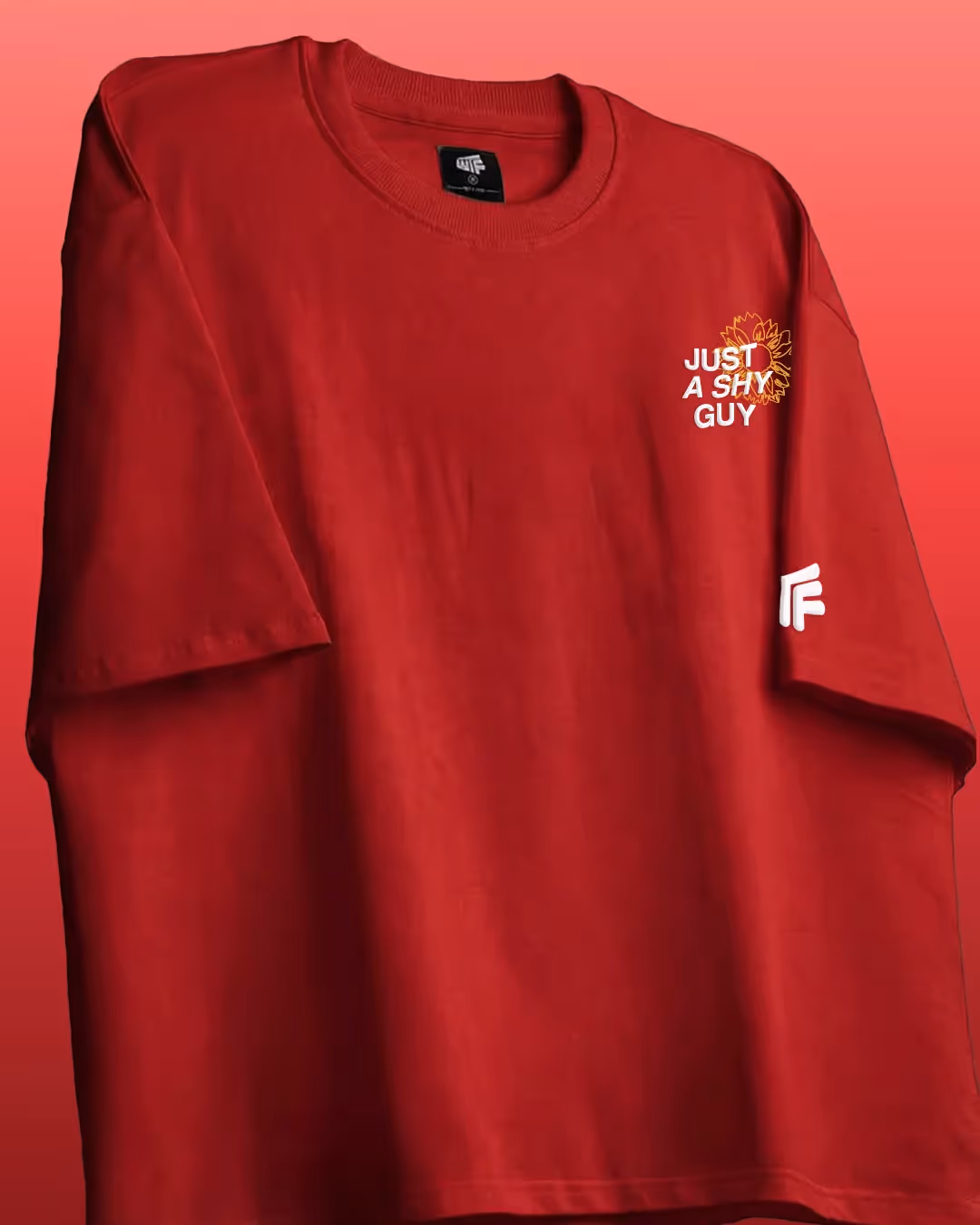Just A Shy Guy Boxy-Fit T-Shirt image 6