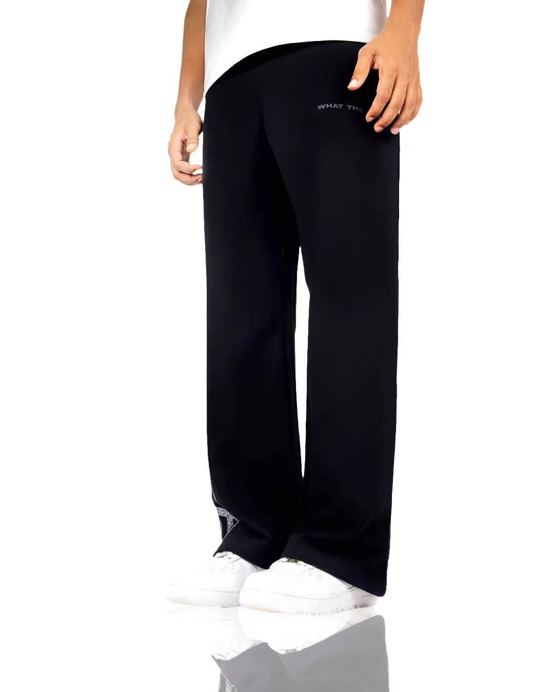 Lethal Black Essential Cotton Pants  image 2