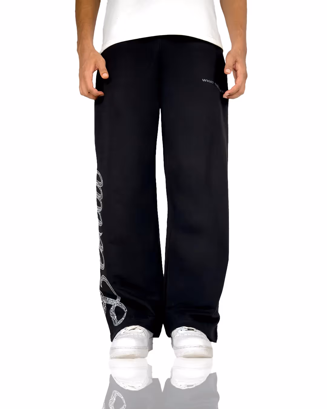 Lethal Black Essential Cotton Pants  image 6
