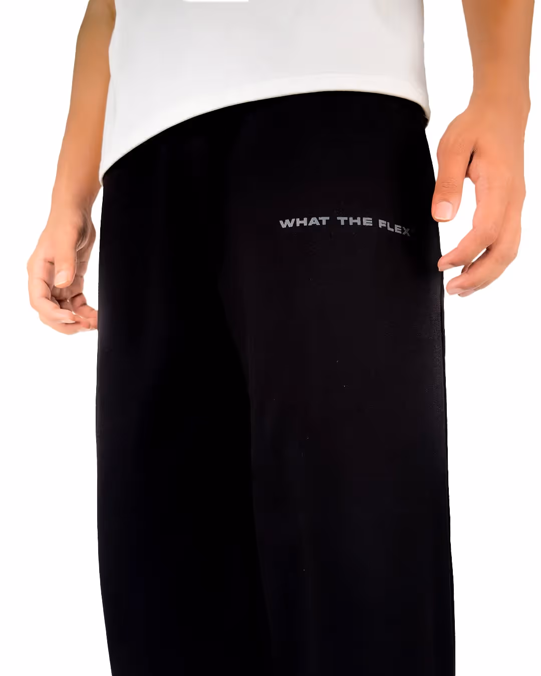 Lethal Black Essential Cotton Pants  image 7