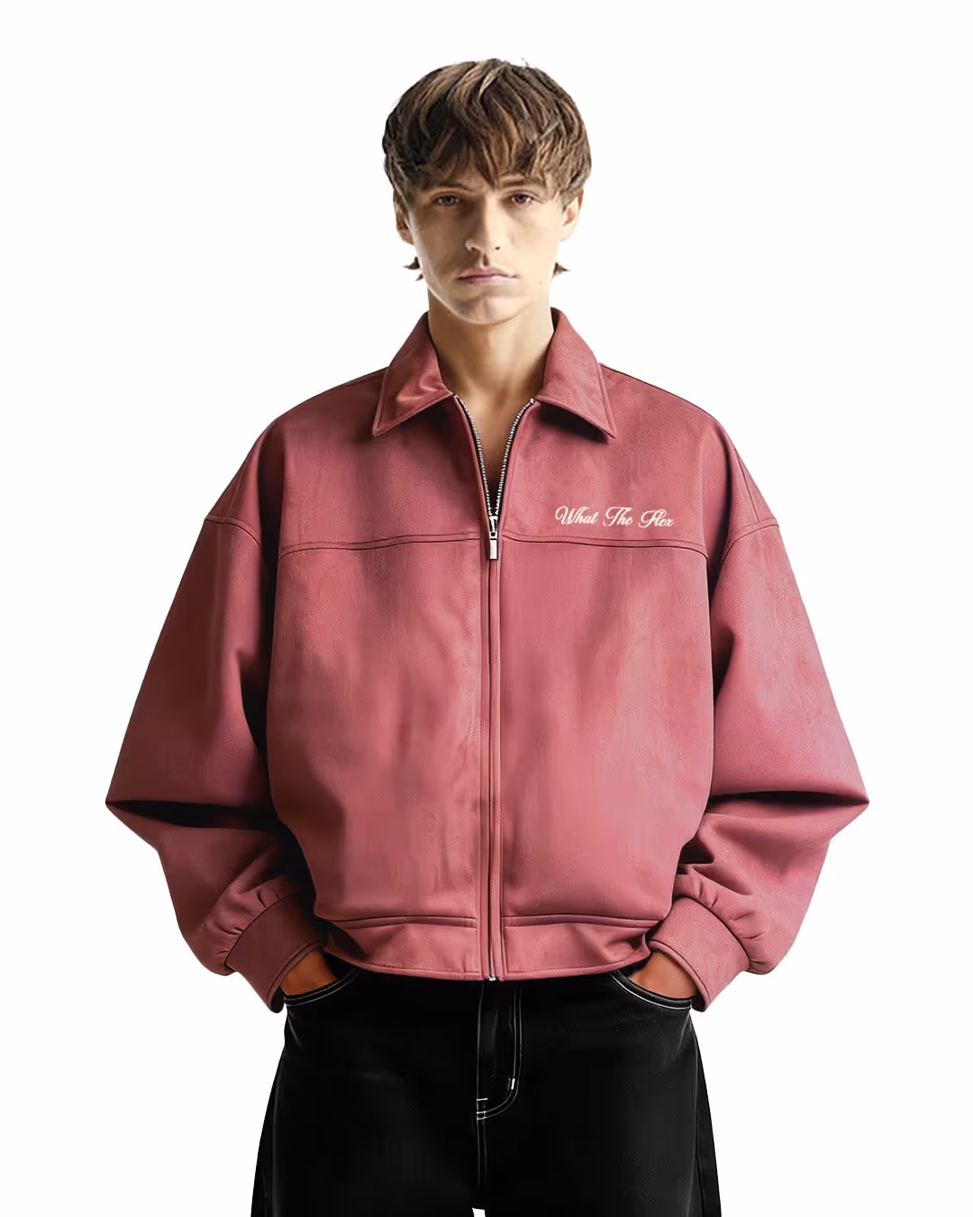 Life's Nice Coral Suede Jacket image 1
